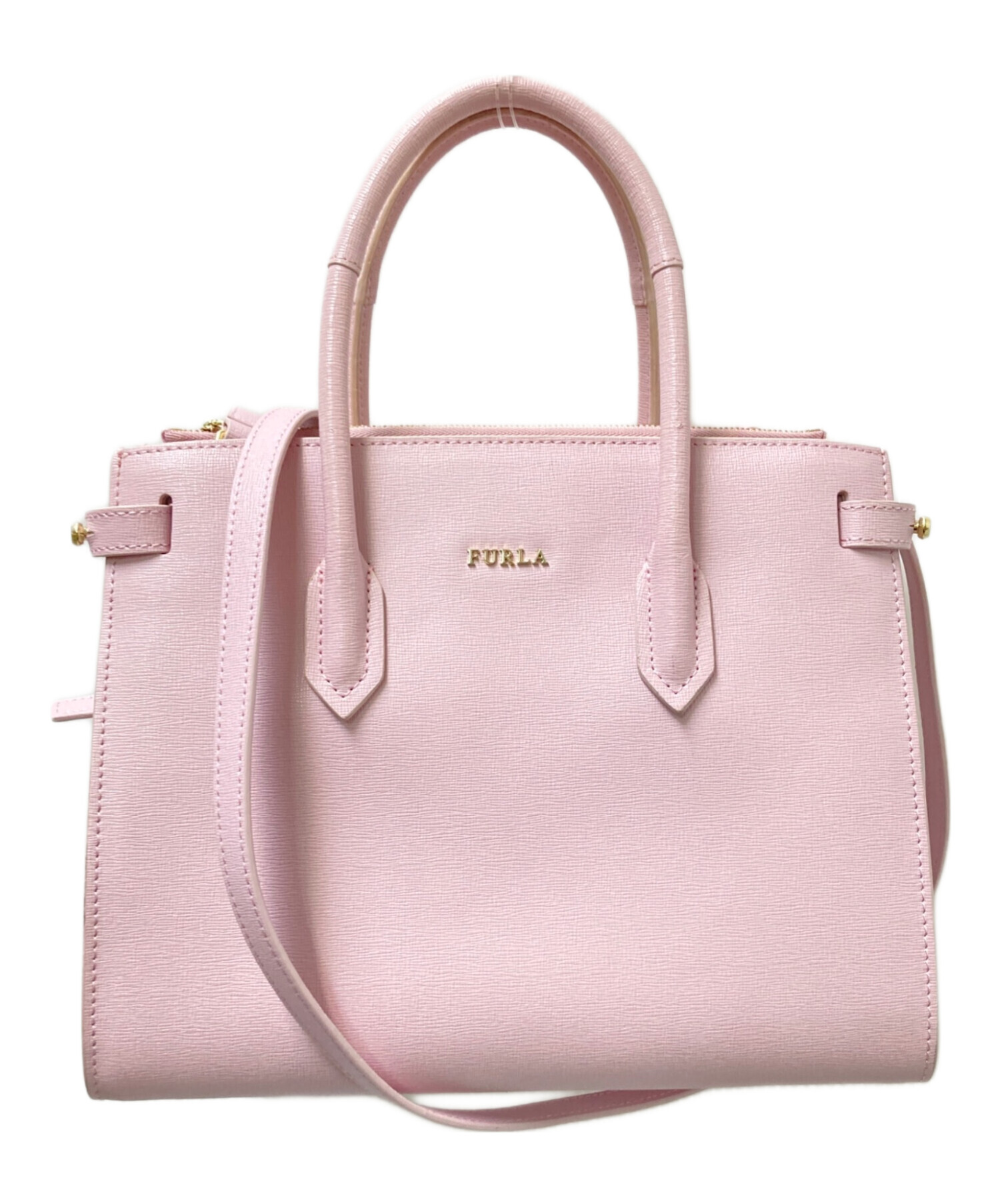 FULRA 2WAYショルダーバッグ 中古・古着通販】FURLA (フルラ) 2WAYショルダーバッグ ピンク サイズ