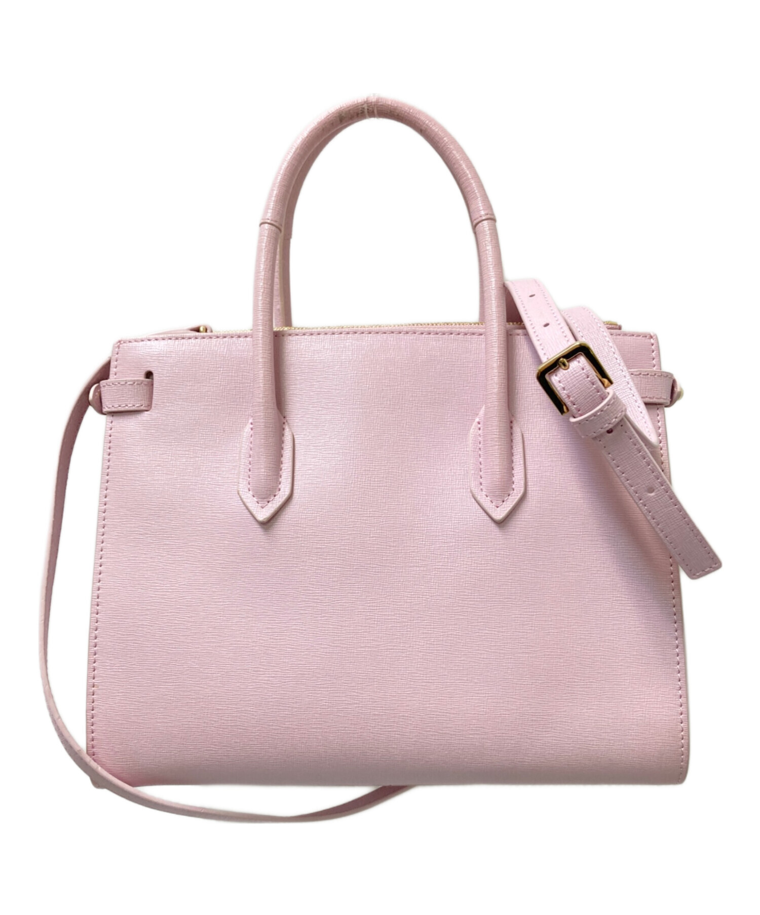 FURLA 2wayミニショルダーバック ファーバックピンク 新品未使用 中古・古着通販】FURLA (フルラ) 2WAYショルダーバッグ ピンク サイズ