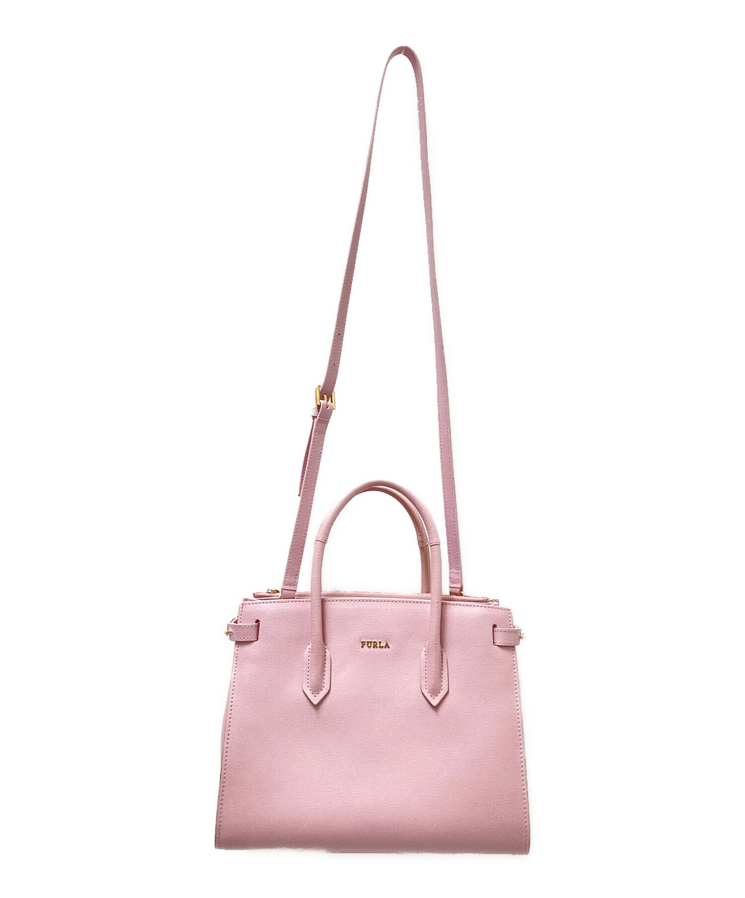 FULRA 2WAYショルダーバッグ 中古・古着通販】FURLA (フルラ) 2WAYショルダーバッグ ピンク サイズ