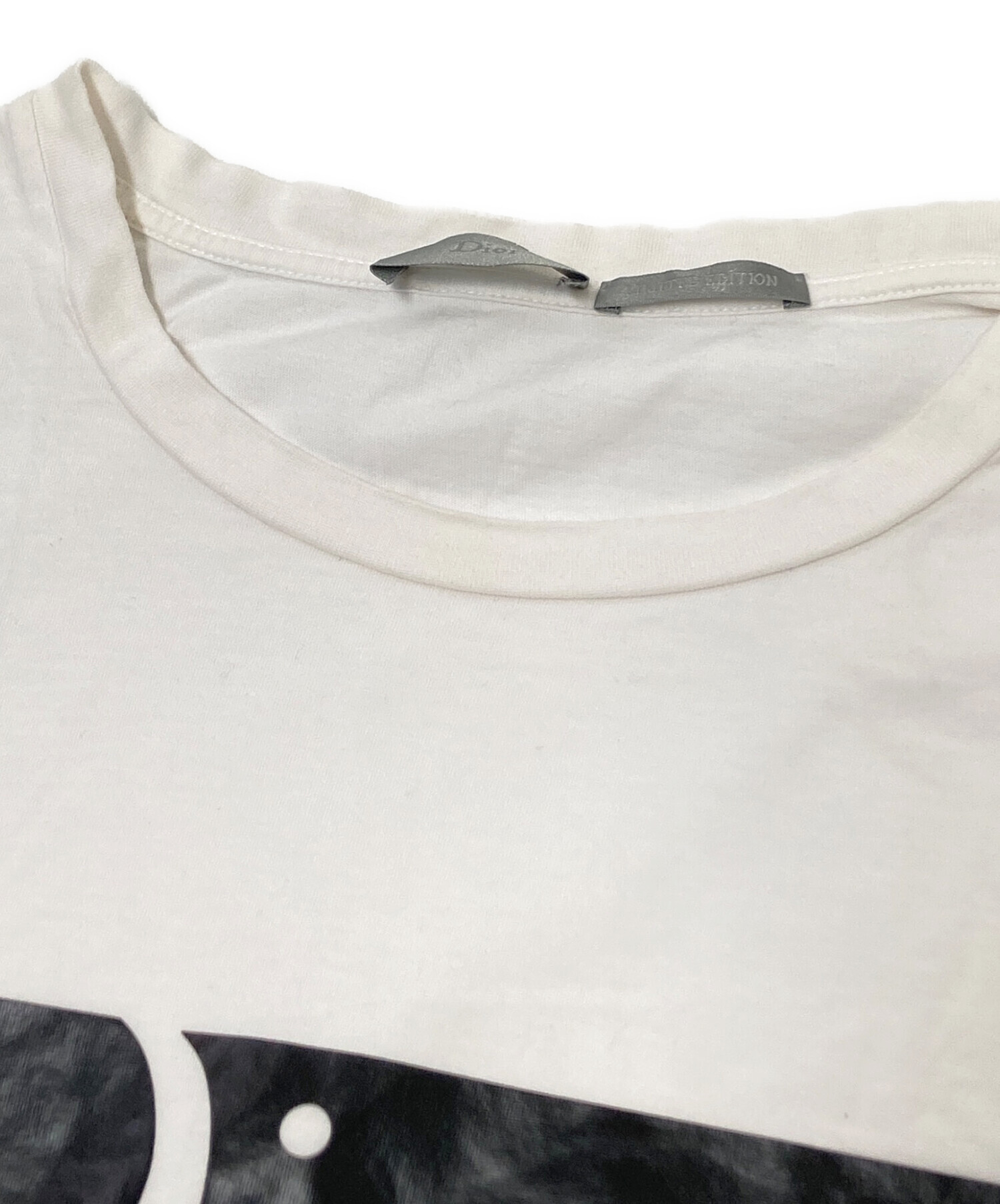 中古・古着通販】Dior (ディオール) プリントTシャツ ホワイト サイズ