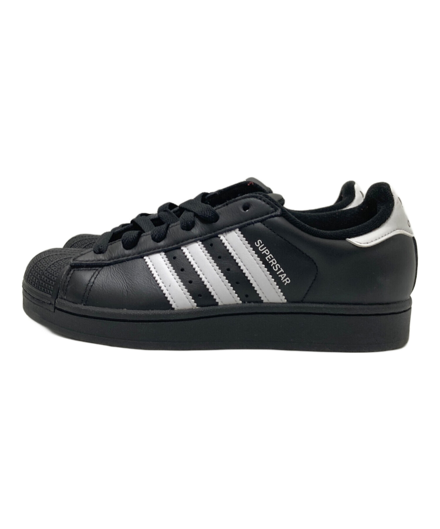 中古・古着通販】adidas (アディダス) SUPERSTAR II ブラック サイズ 