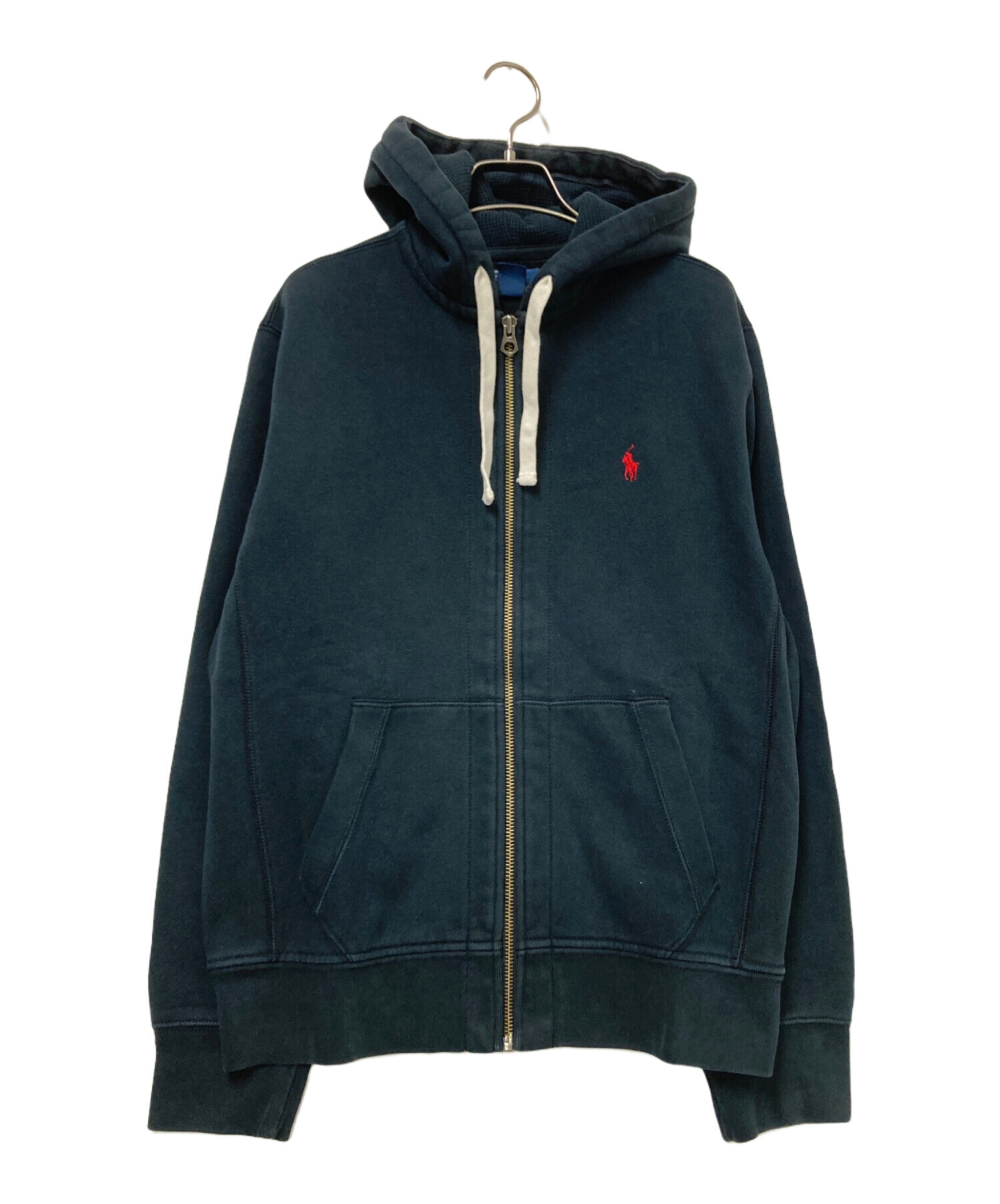 ✨極美品✨ 現行タグ　ポロラルフローレン ジップアップパーカー ブラック XL 中古・古着通販】POLO RALPH LAUREN (ポロ・ラルフローレン) ジップ