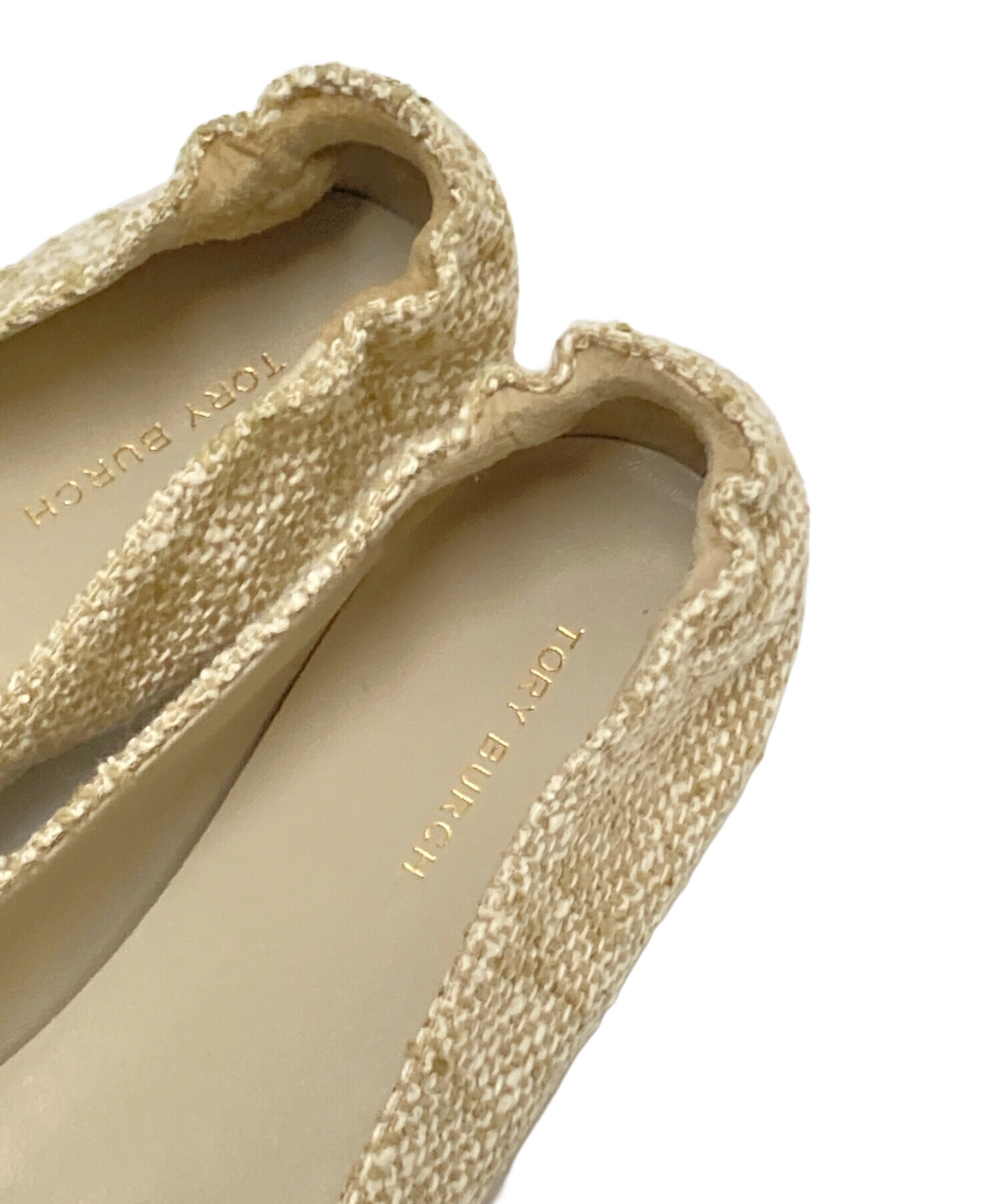 中古・古着通販】TORY BURCH (トリーバーチ) バレエシューズ ベージュ