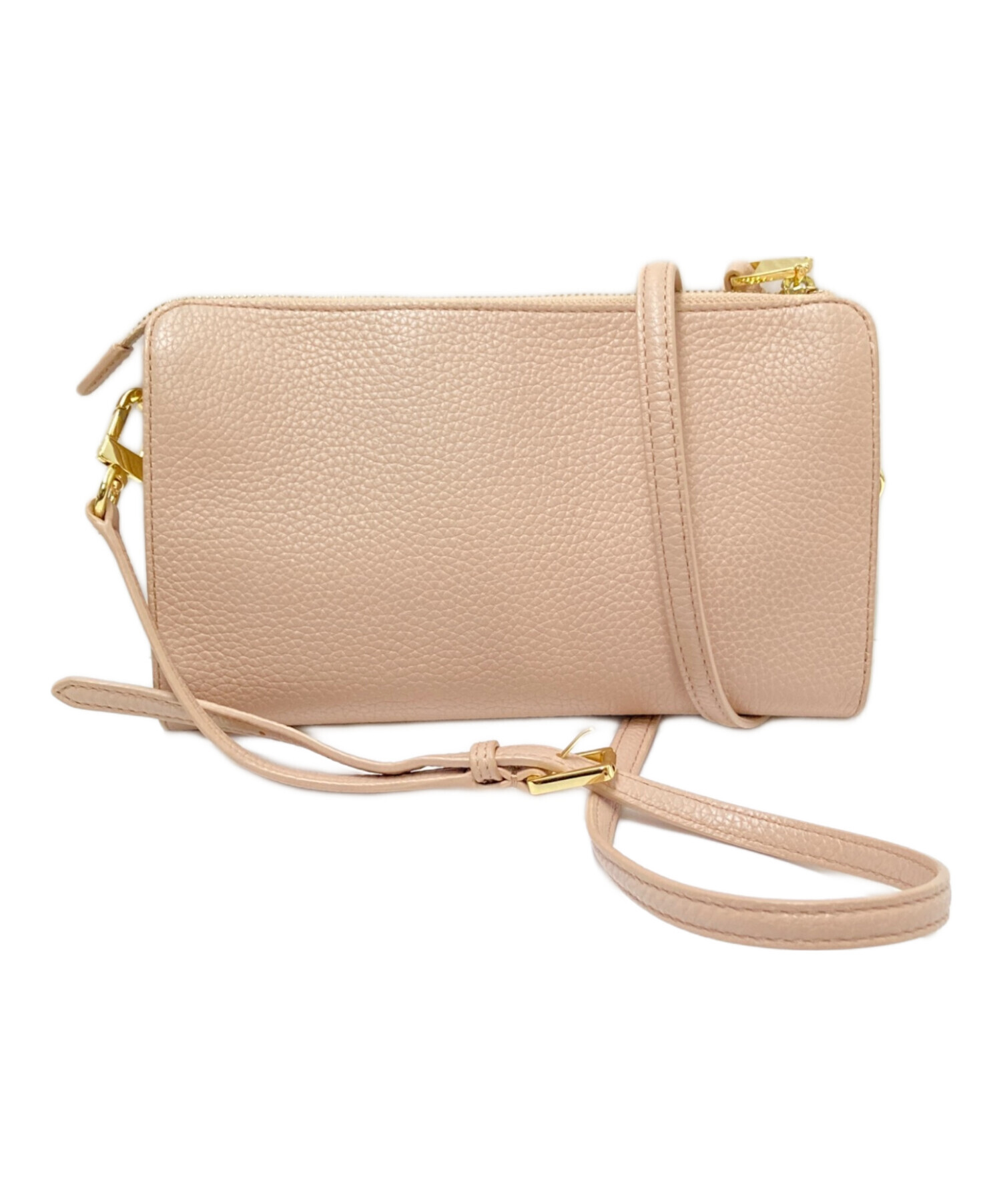 【トリーバーチ】【ToryBurch】金ボタン 　9700円よりフォロー割 中古・古着通販】TORY BURCH (トリーバーチ) ブロディウォレットクロス