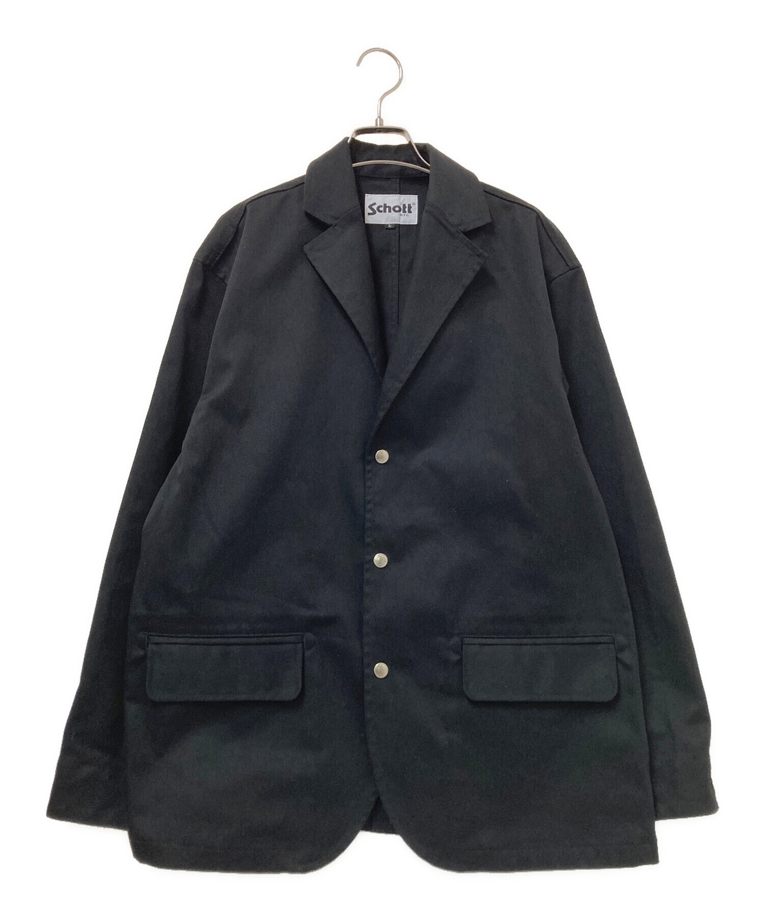 中古・古着通販】Schott (ショット) TC 3B JACKET ブラック サイズ:L