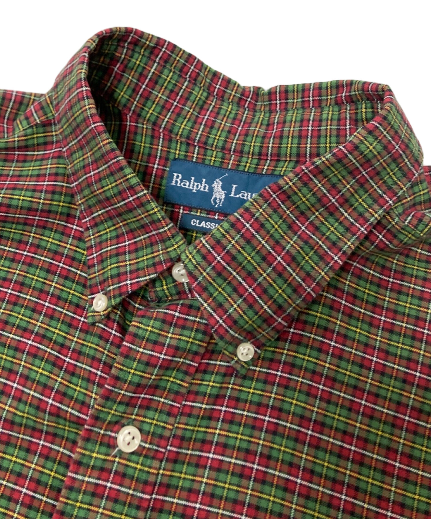 中古・古着通販】RALPH LAUREN (ラルフローレン) チェックシャツ