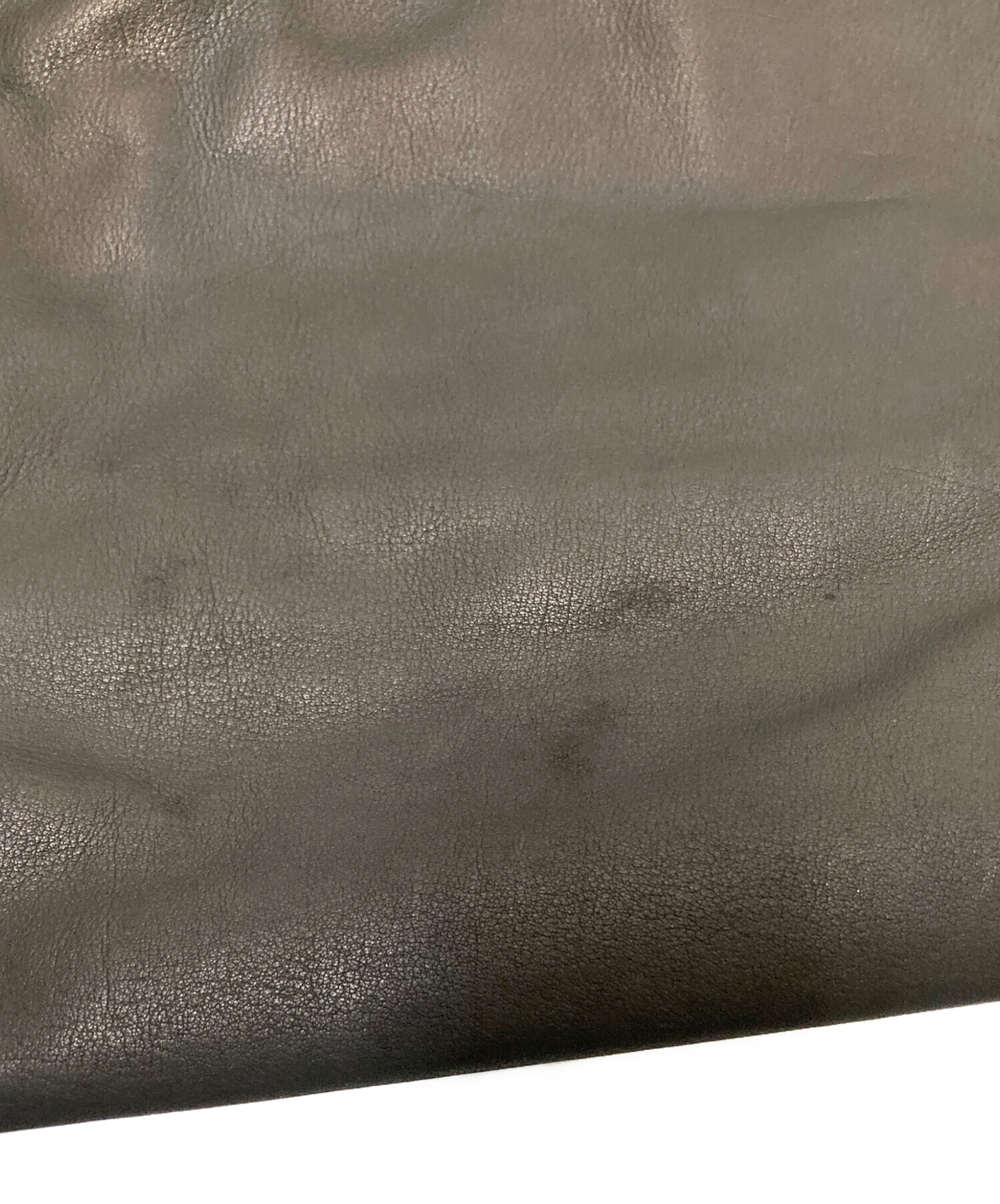 中古・古着通販】M.U.L (エムユーエル) レザートートバッグ ブラック