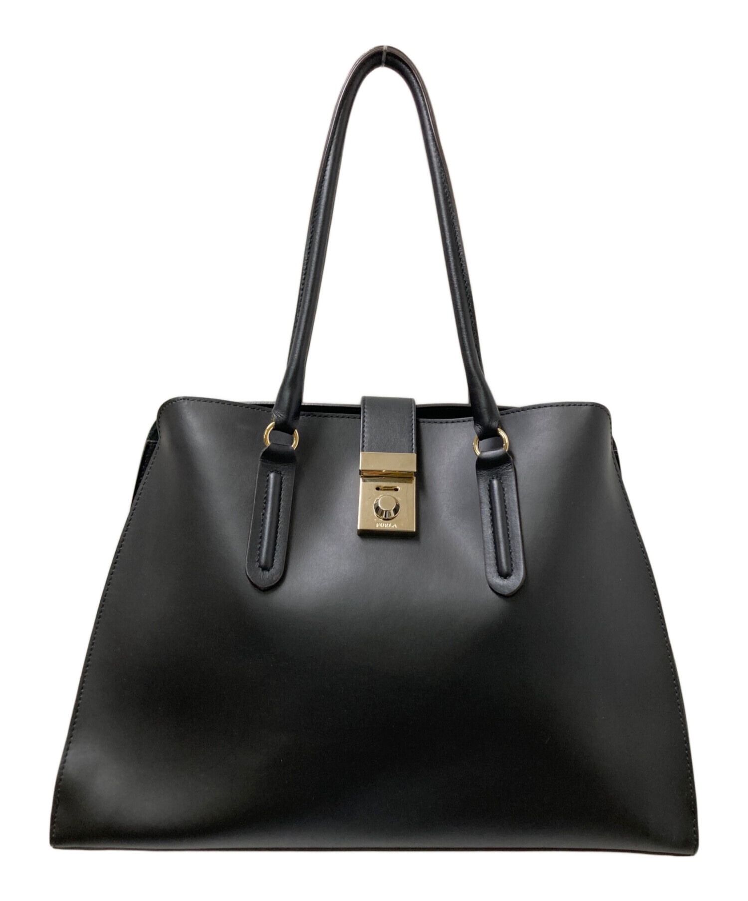 中古・古着通販】FURLA (フルラ) ミラノトートバッグ ブラック サイズ
