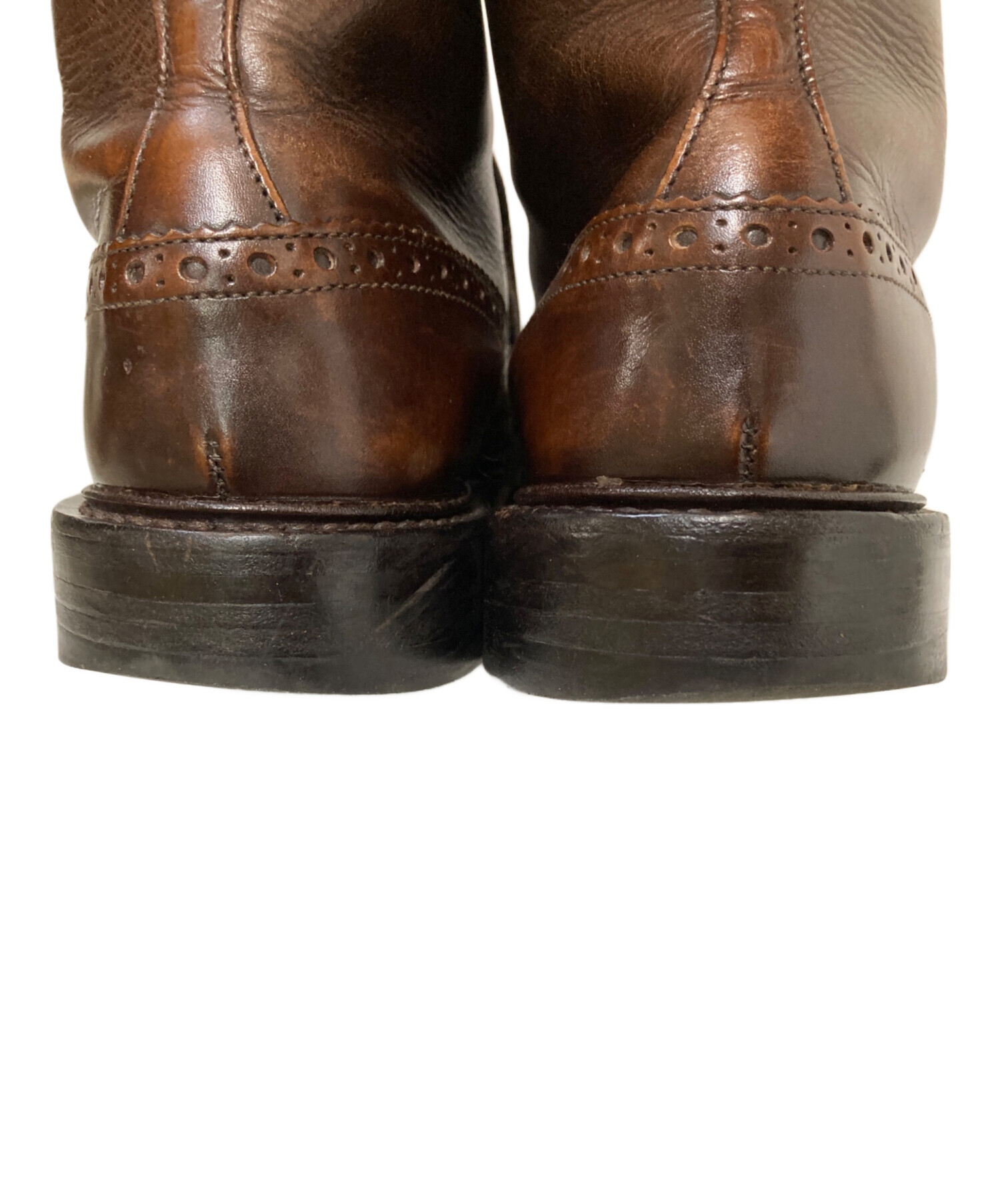 希少 TRICKER'S トリッカーズ プレーントゥ 茶 UK7 中古 中古・古着通販】Tricker's (トリッカーズ) STOWカントリーブーツ