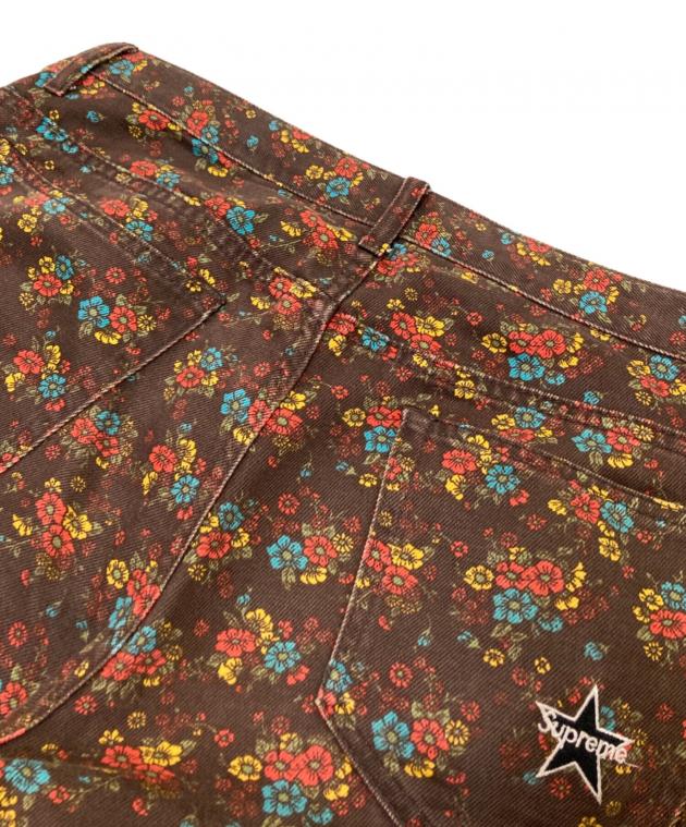 中古・古着通販】SUPREME (シュプリーム) Regular Jean Flowers