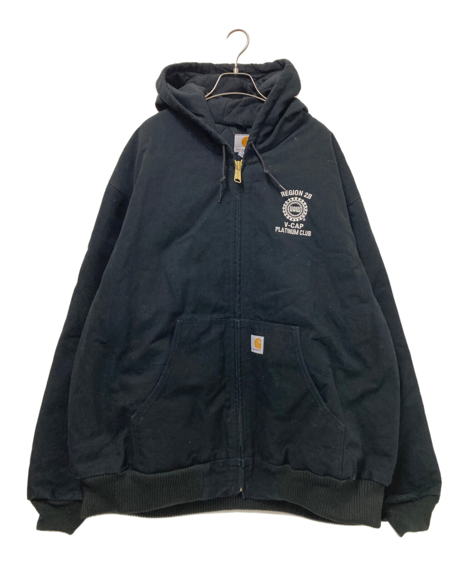 【新品未使用】カーハートアクティブジャケット3XL ブラックダックUSA製 中古・古着通販】CarHartt (カーハート) ダックアクティブジャケット