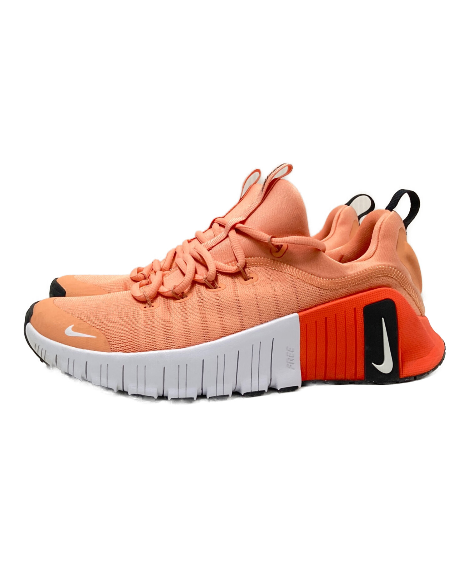 中古・古着通販】NIKE (ナイキ) ローカットスニーカー オレンジ サイズ