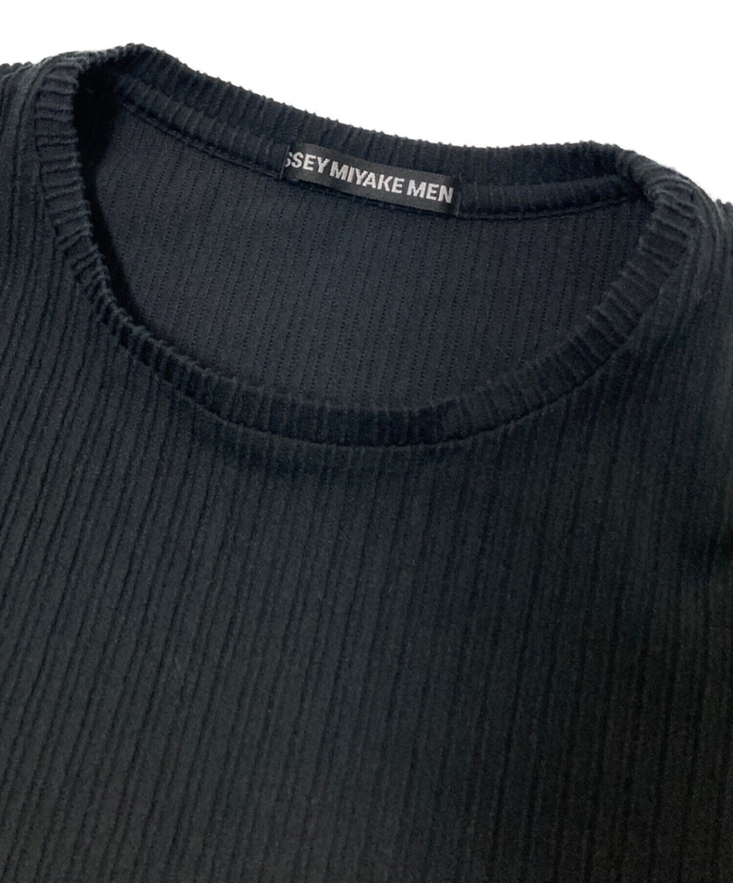 ISSEY MIYAKE ストライプ 長袖カットソー　L 中古・古着通販】ISSEY MIYAKE MEN (イッセイミヤケメン) ジャガード