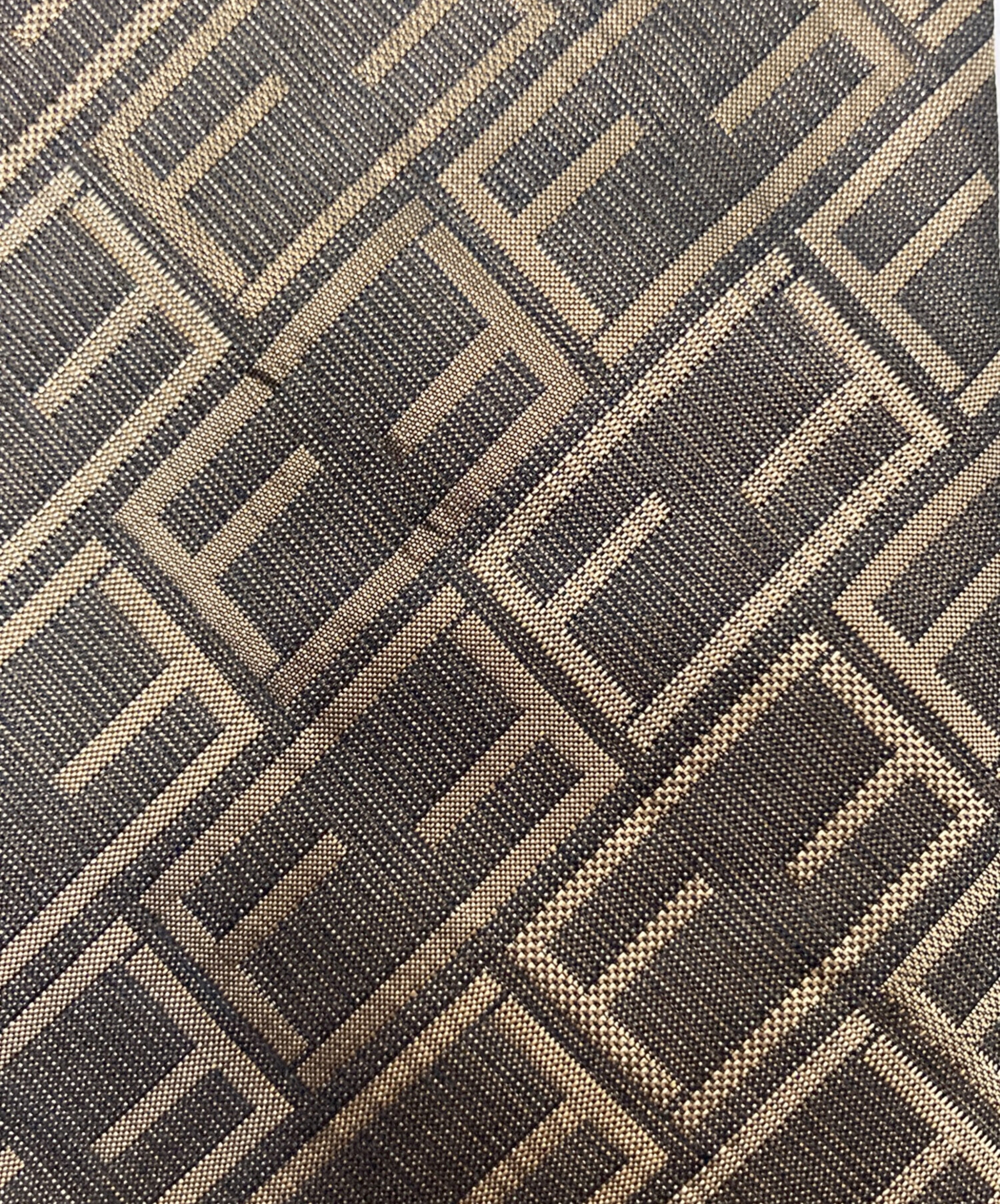 中古・古着通販】FENDI (フェンディ) ズッカ柄ネクタイ グレー サイズ