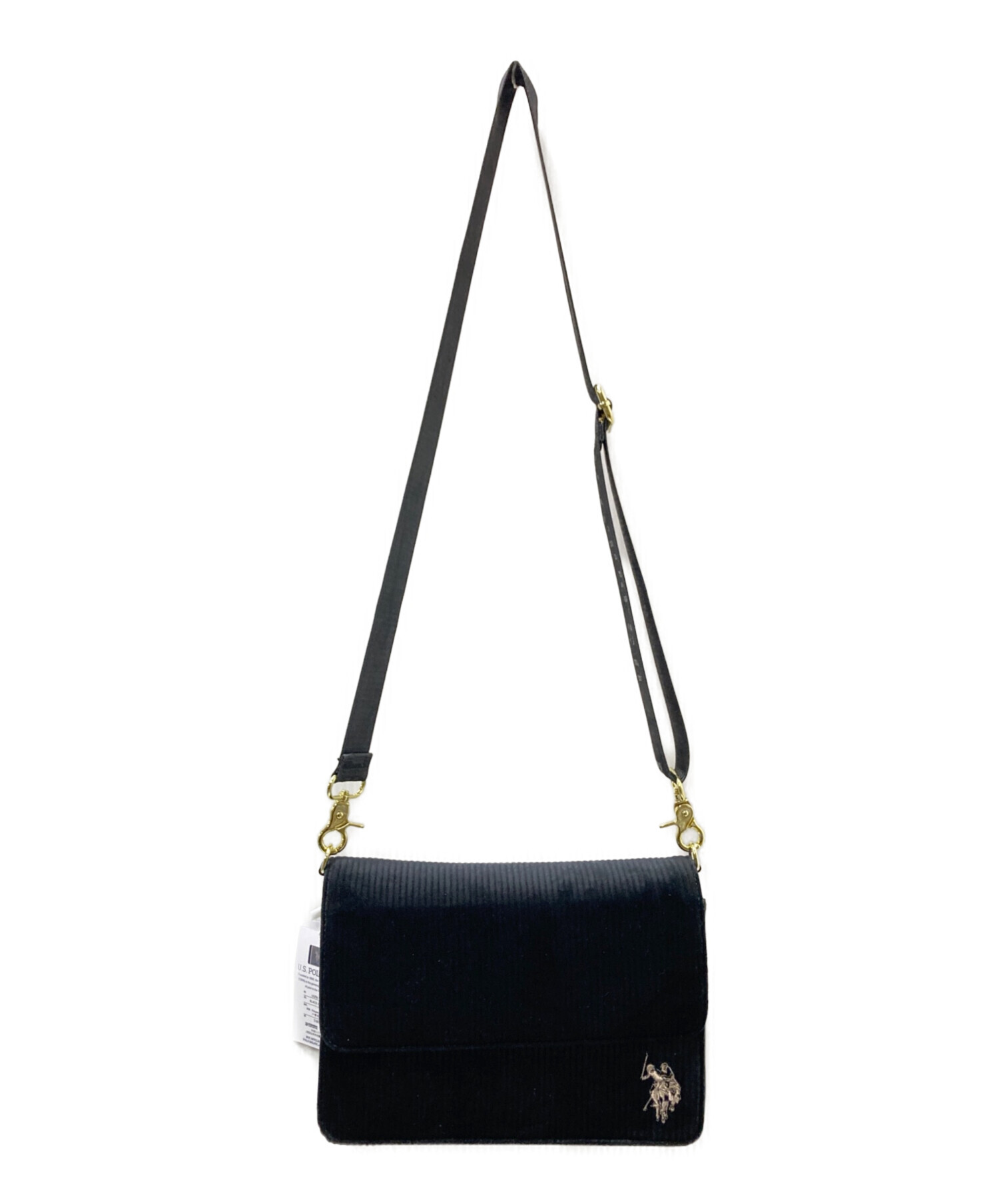 U.S. Polo Assn. コーデュロイショルダーバッグ 中古・古着通販】U.S POLO ASSN (ユーエスポロアッスン) コーデュロイ
