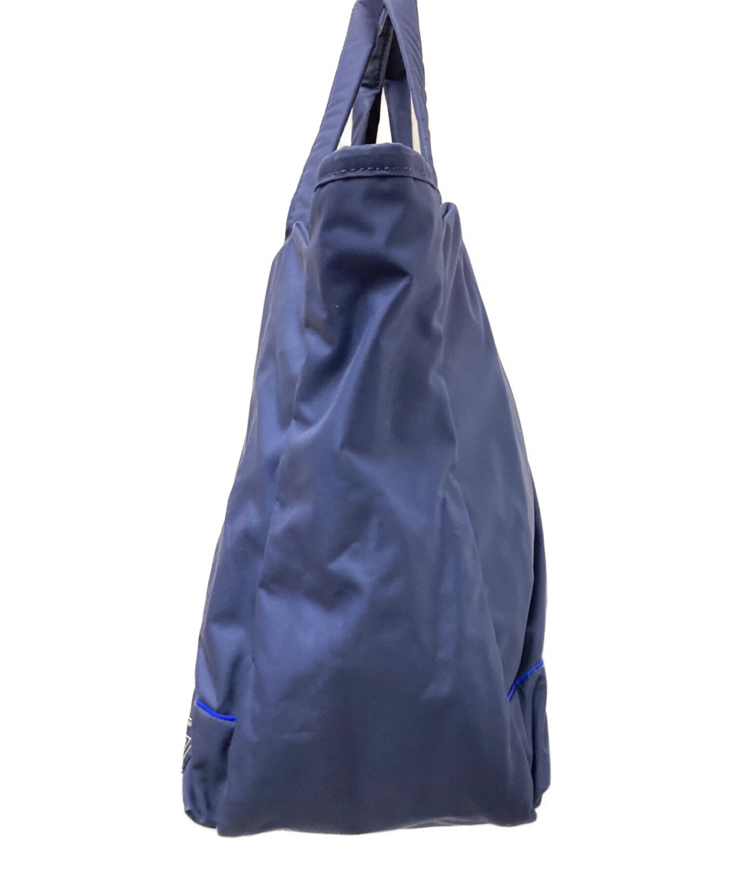 89 美品　ポーターガールズ　トートバッグ　ネイビー 中古・古着通販】PORTER GIRL (ポーターガール) MOUSSE TOTE BAG(M