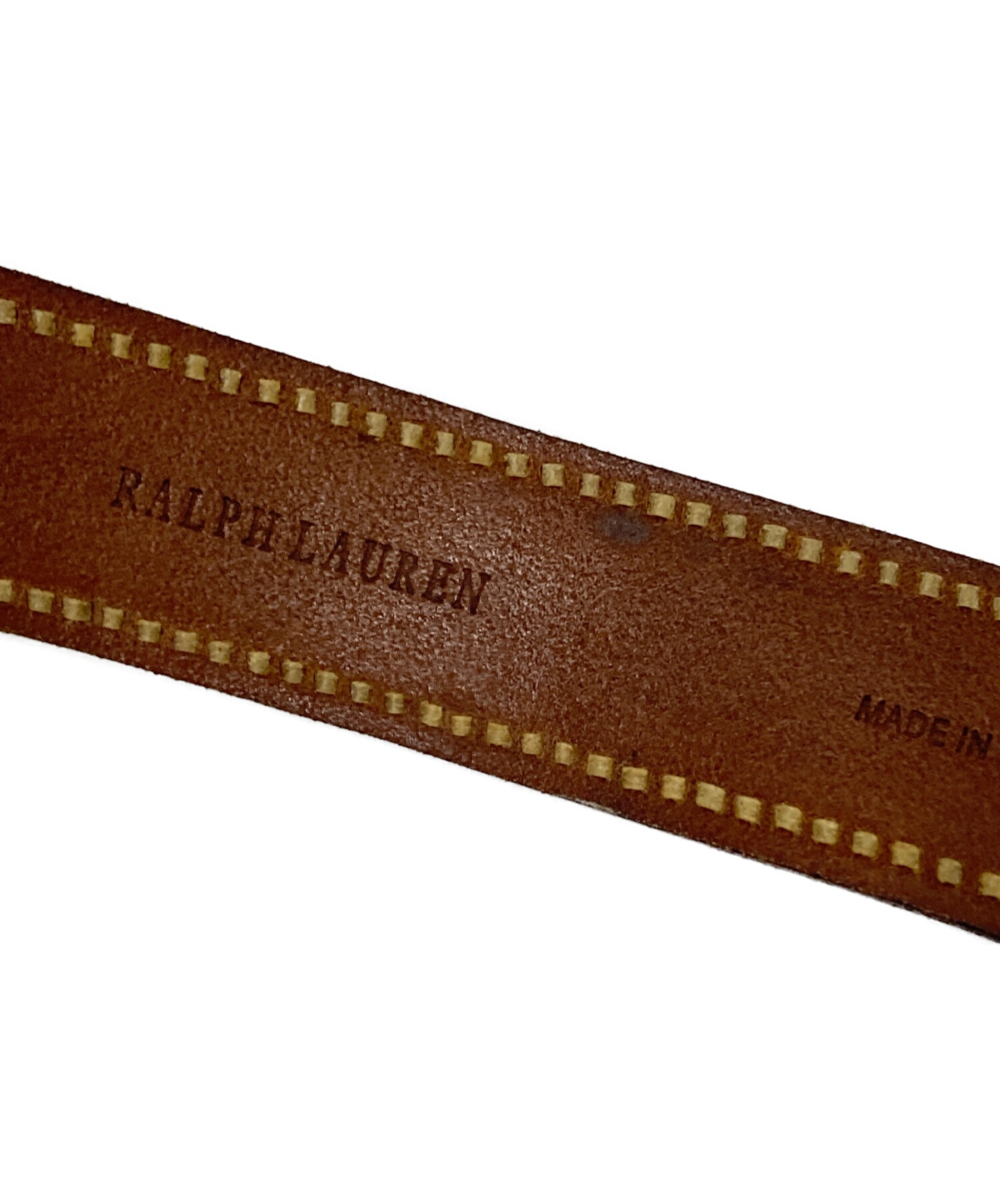 中古・古着通販】RALPH LAUREN (ラルフローレン) ウエスタンレザー
