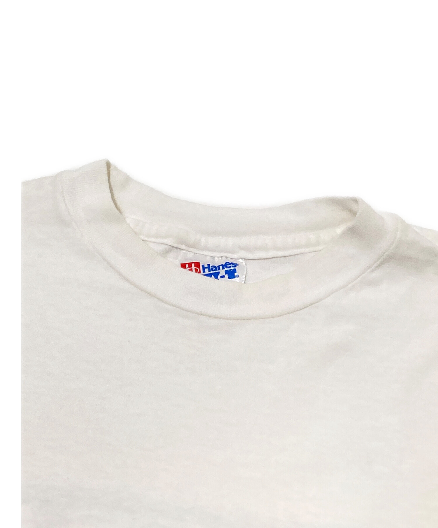 中古・古着通販】Hanes (ヘインズ) 90sヴィンテージTシャツ ホワイト