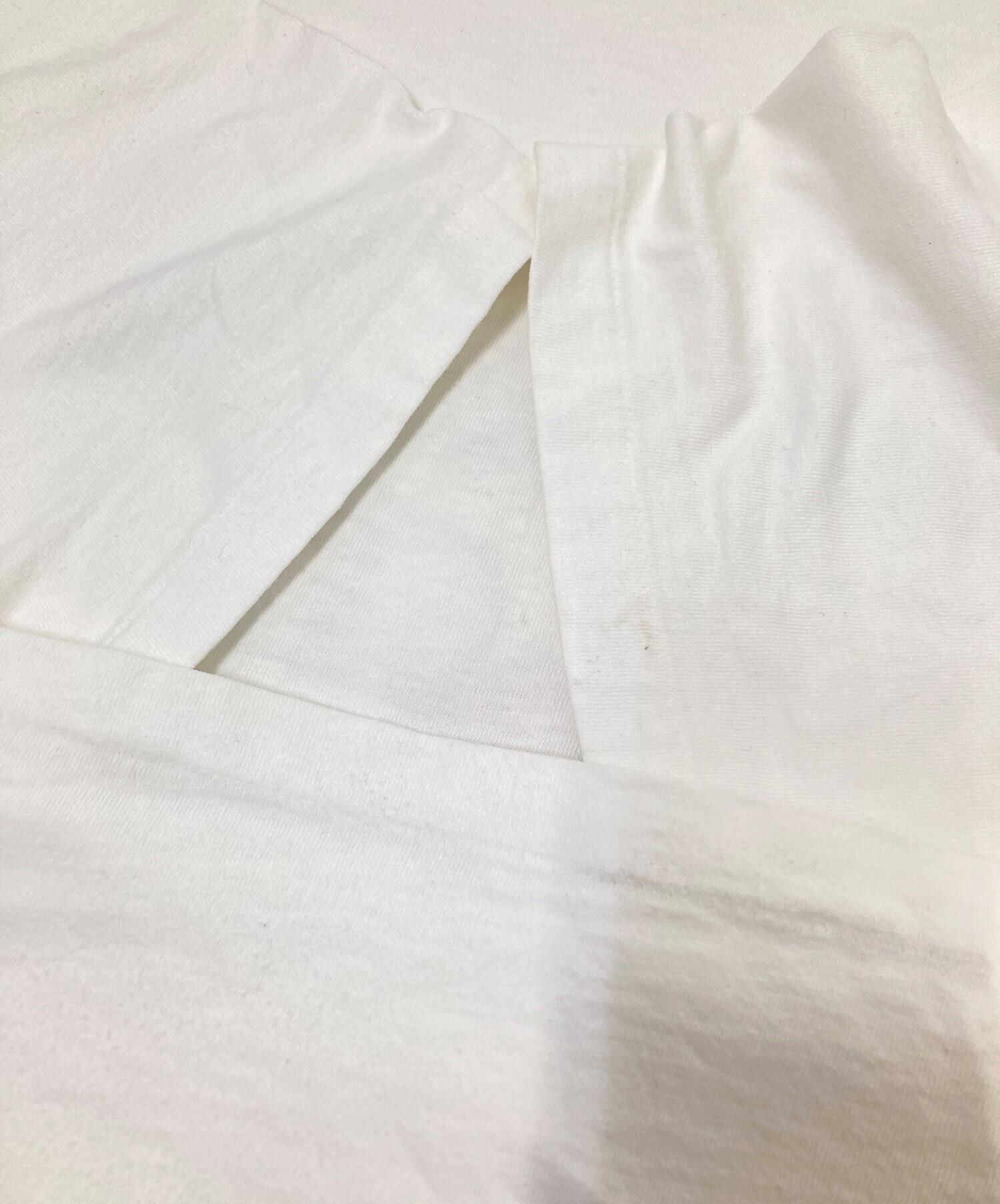 中古・古着通販】Hanes (ヘインズ) 90sヴィンテージTシャツ ホワイト 