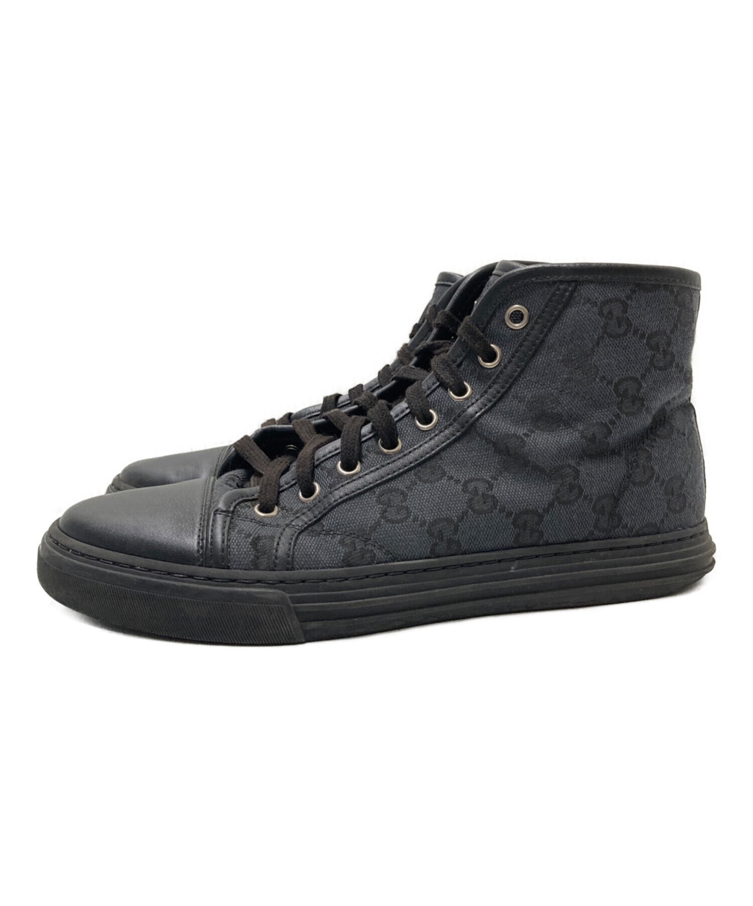 中古・古着通販】GUCCI (グッチ) GGキャンパス ハイカットスニーカー