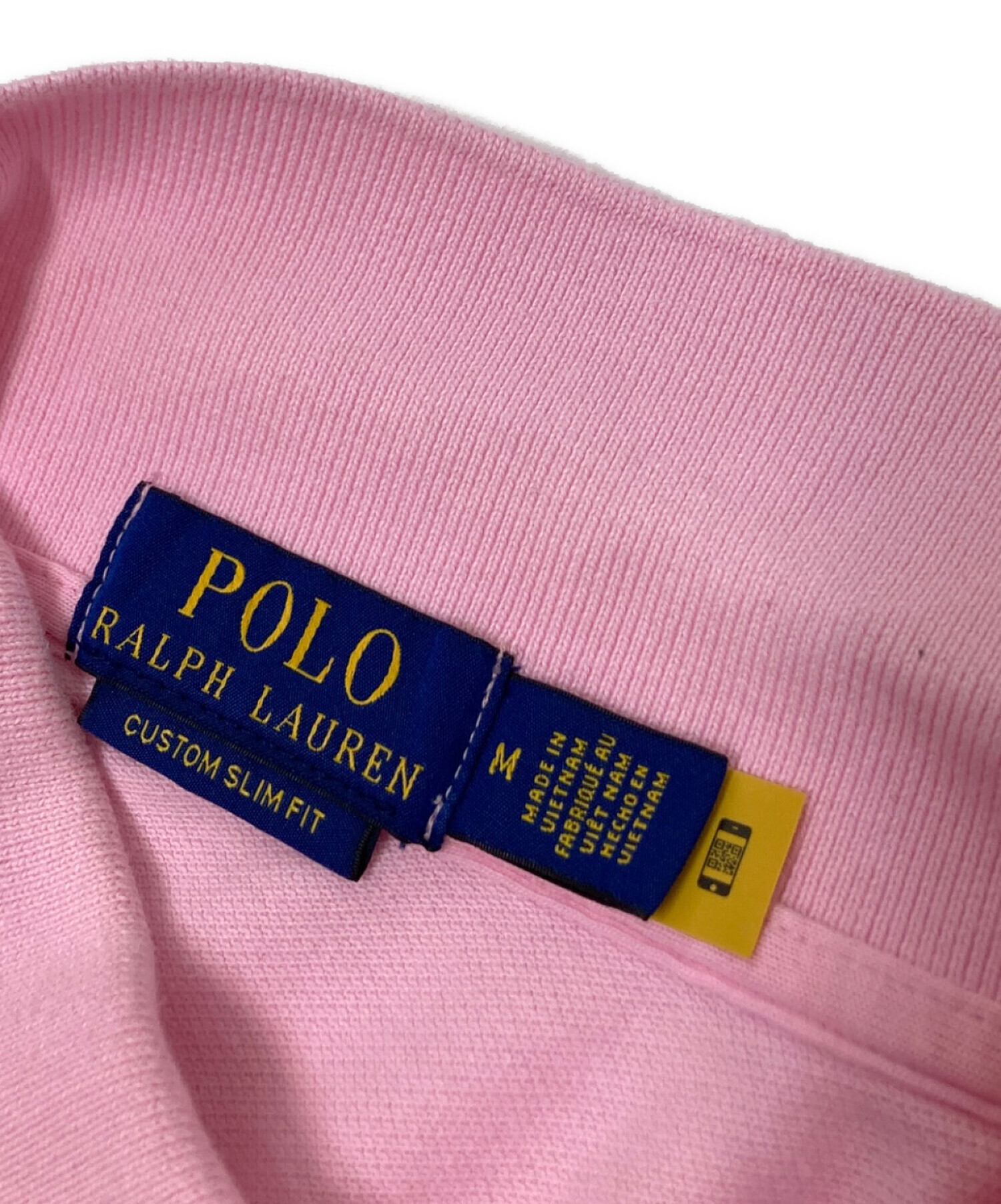 POLO RALPH LAUREN ピンク ポロシャツ M 現行QRタグ 中古・古着通販】POLO RALPH LAUREN (ポロ・ラルフローレン