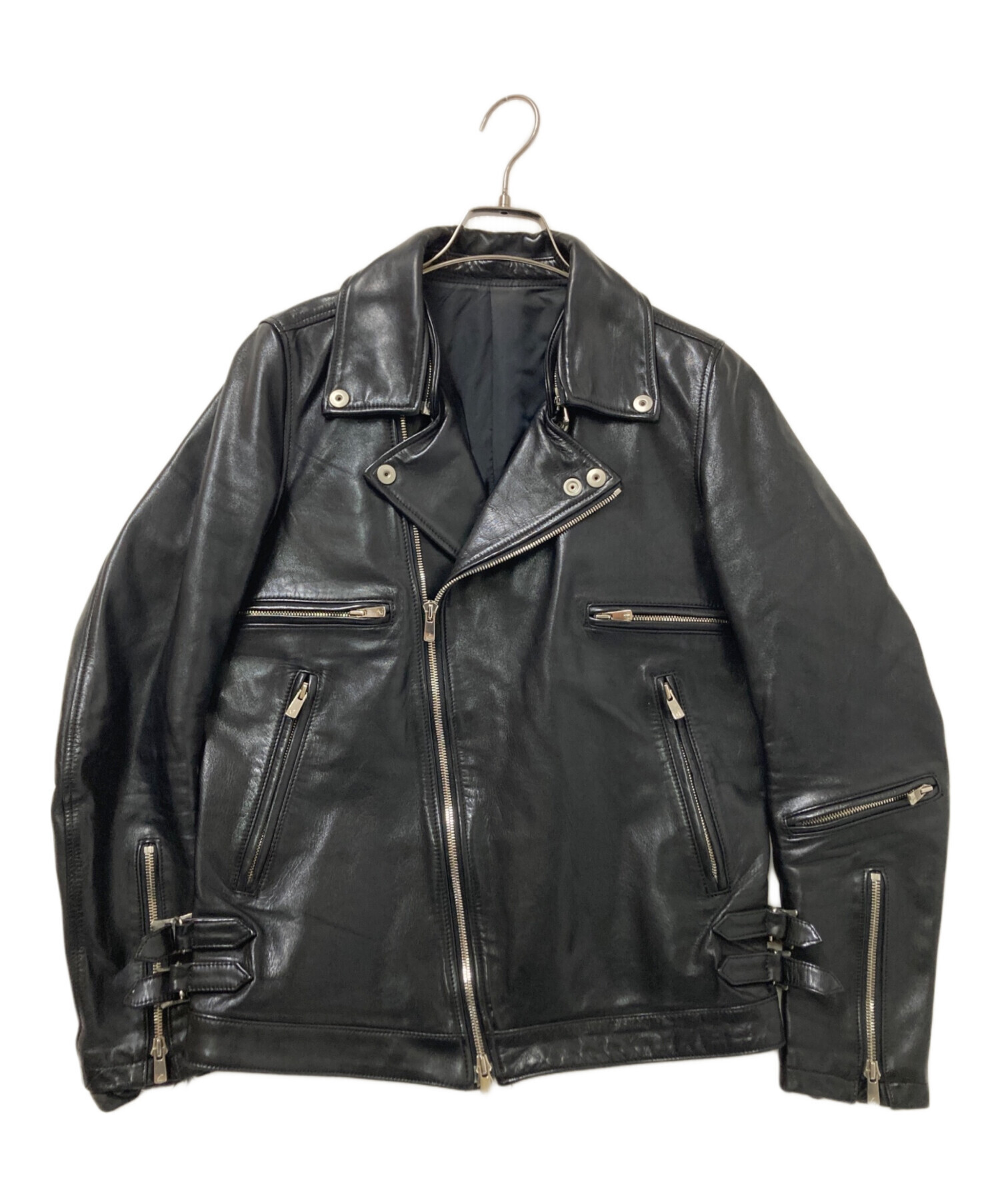 中古・古着通販】NO ID. (ノーアイディー) オイルドホースレザーW 
