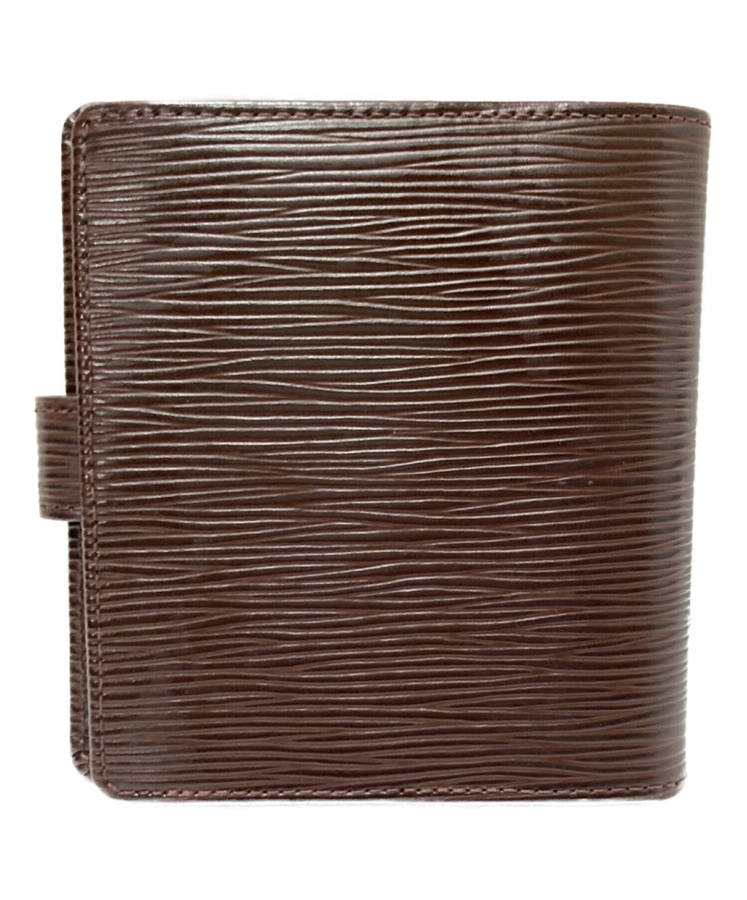 【値下げ中】Louis Vuitton 二つ折り財布 中古・古着通販】LOUIS VUITTON (ルイ ヴィトン) 2つ折り財布 ブラウン