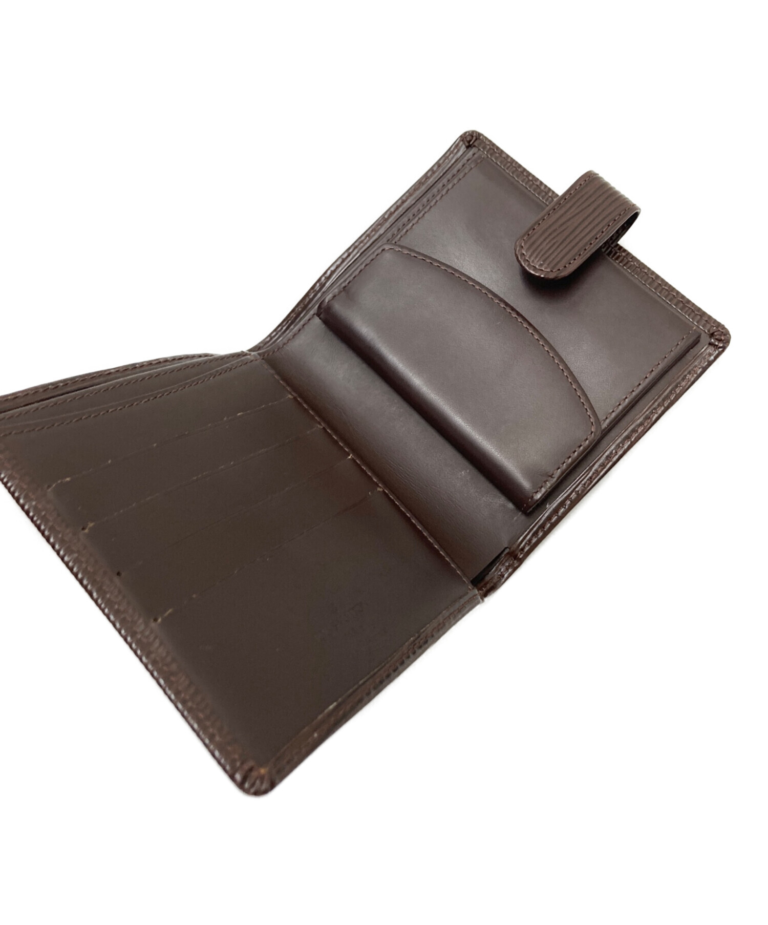 中古・古着通販】LOUIS VUITTON (ルイ ヴィトン) 2つ折り財布 ブラウン