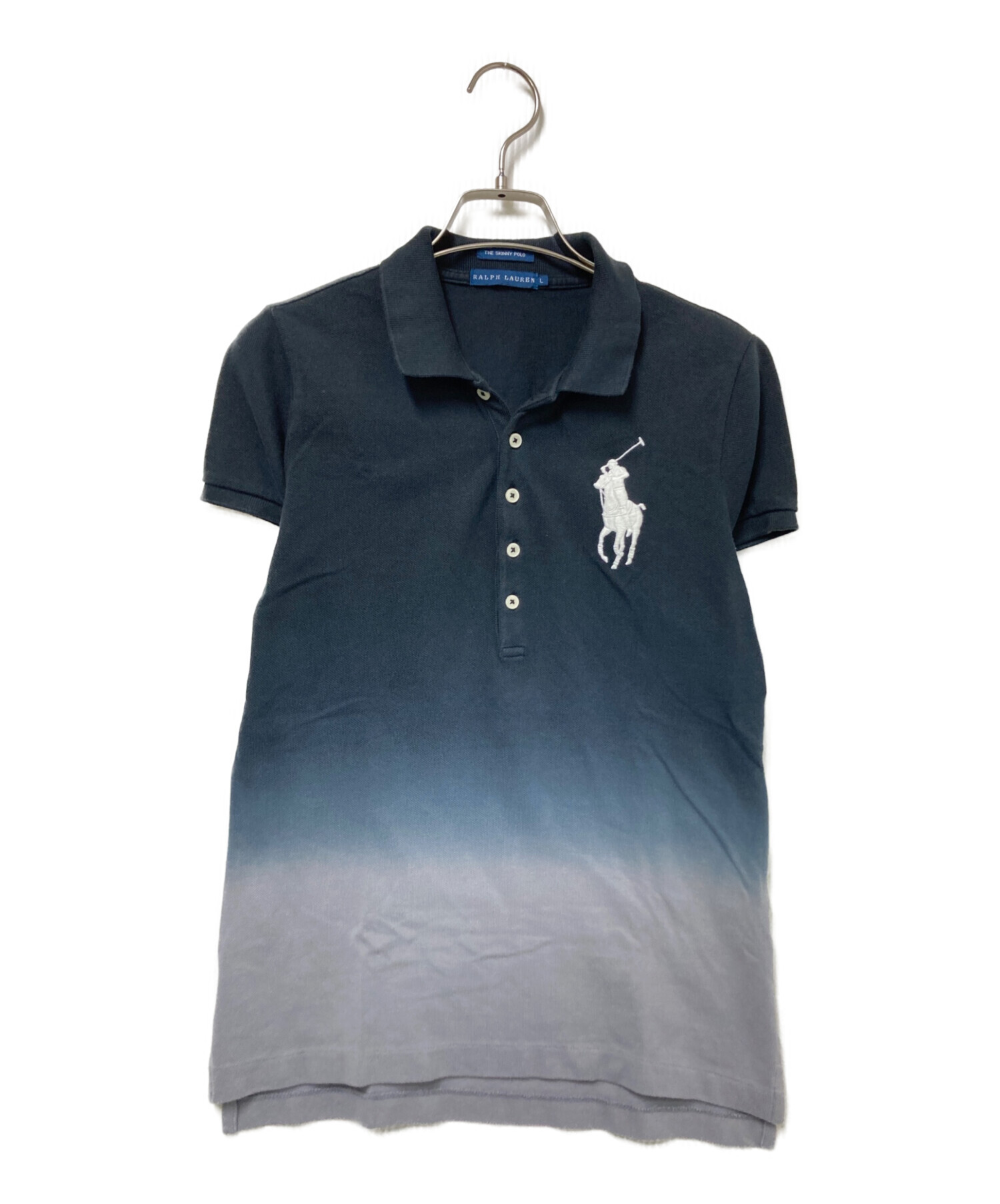 中古・古着通販】RALPH LAUREN (ラルフローレン) ポロシャツ ブラック