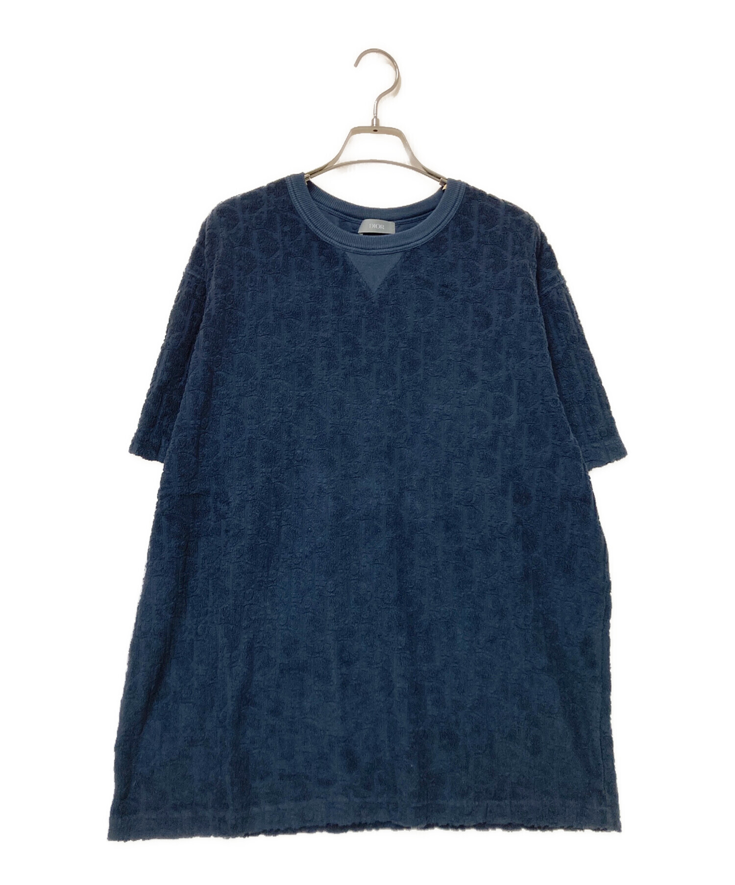 【美品】ディオールオム オブリーク テリーコットン ジャガード Tシャツ L 中古・古着通販】Dior (ディオール) オブリークテリーコットンジャ