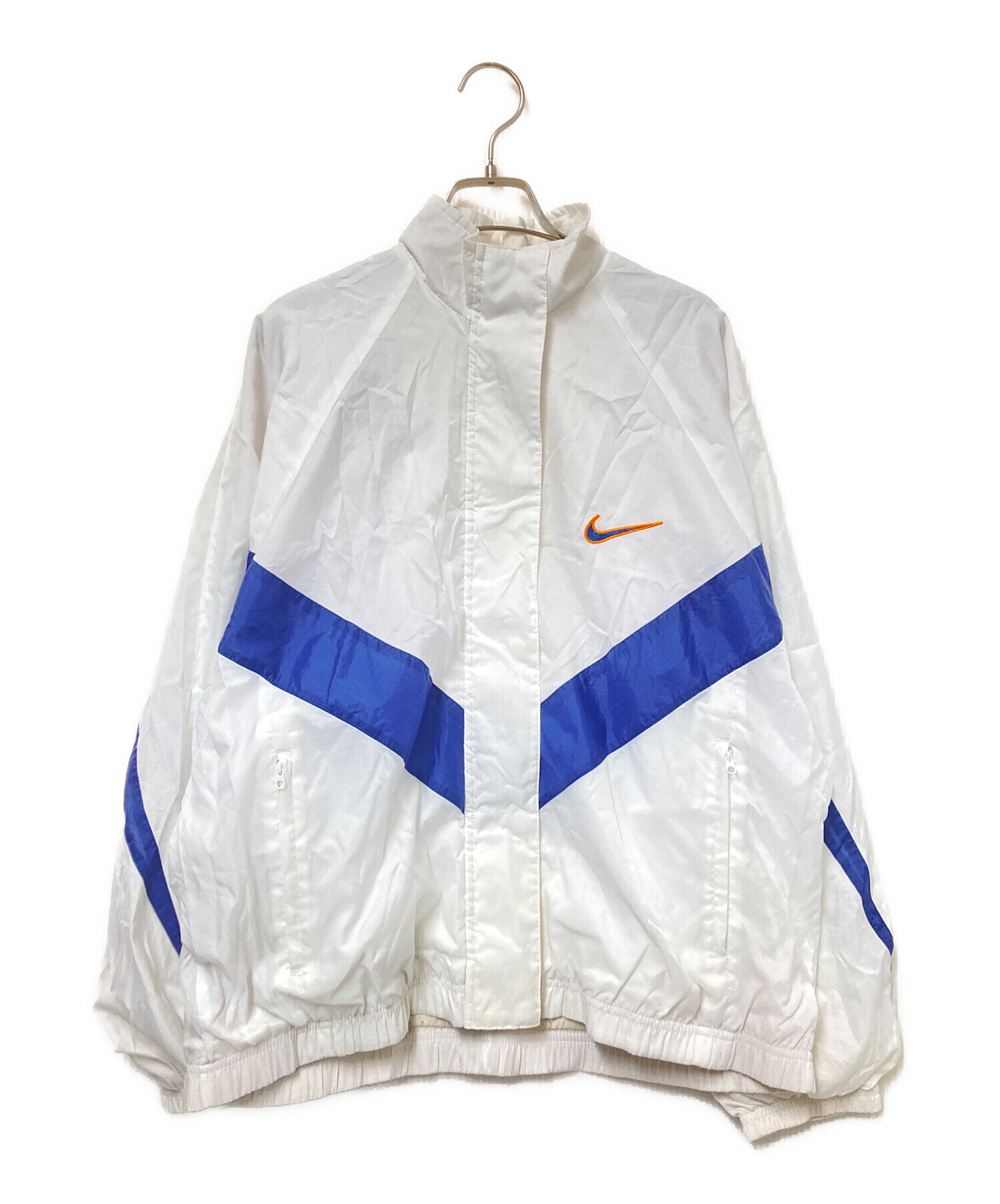 NIKE ナイキ ベースボールジャケット 00's OLD 古着 Ｍ 中古・古着通販】NIKE (ナイキ) 90-00'Sスタンドカラーナイロン