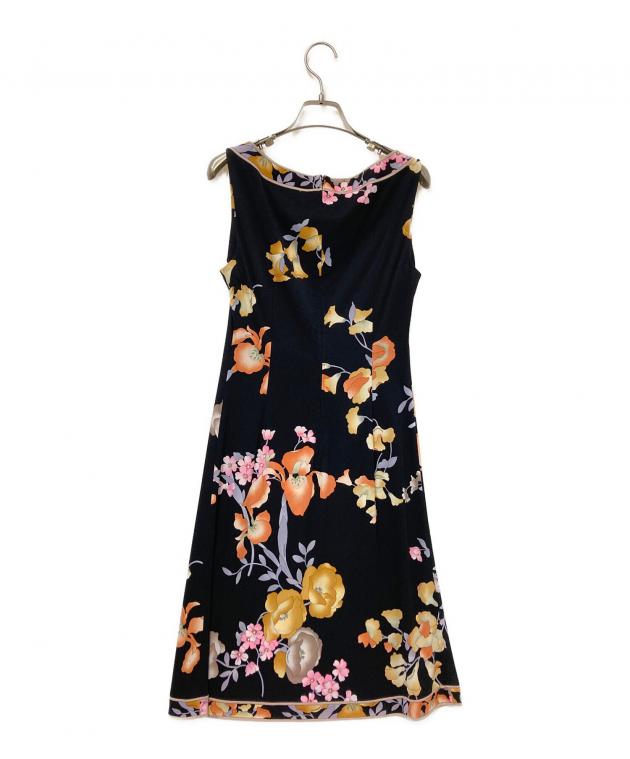 お値下げ　LEONARD FASHION ノースリーブワンピース　L 中古・古着通販】LEONARD FASHION (レオナールファッション) カンカン