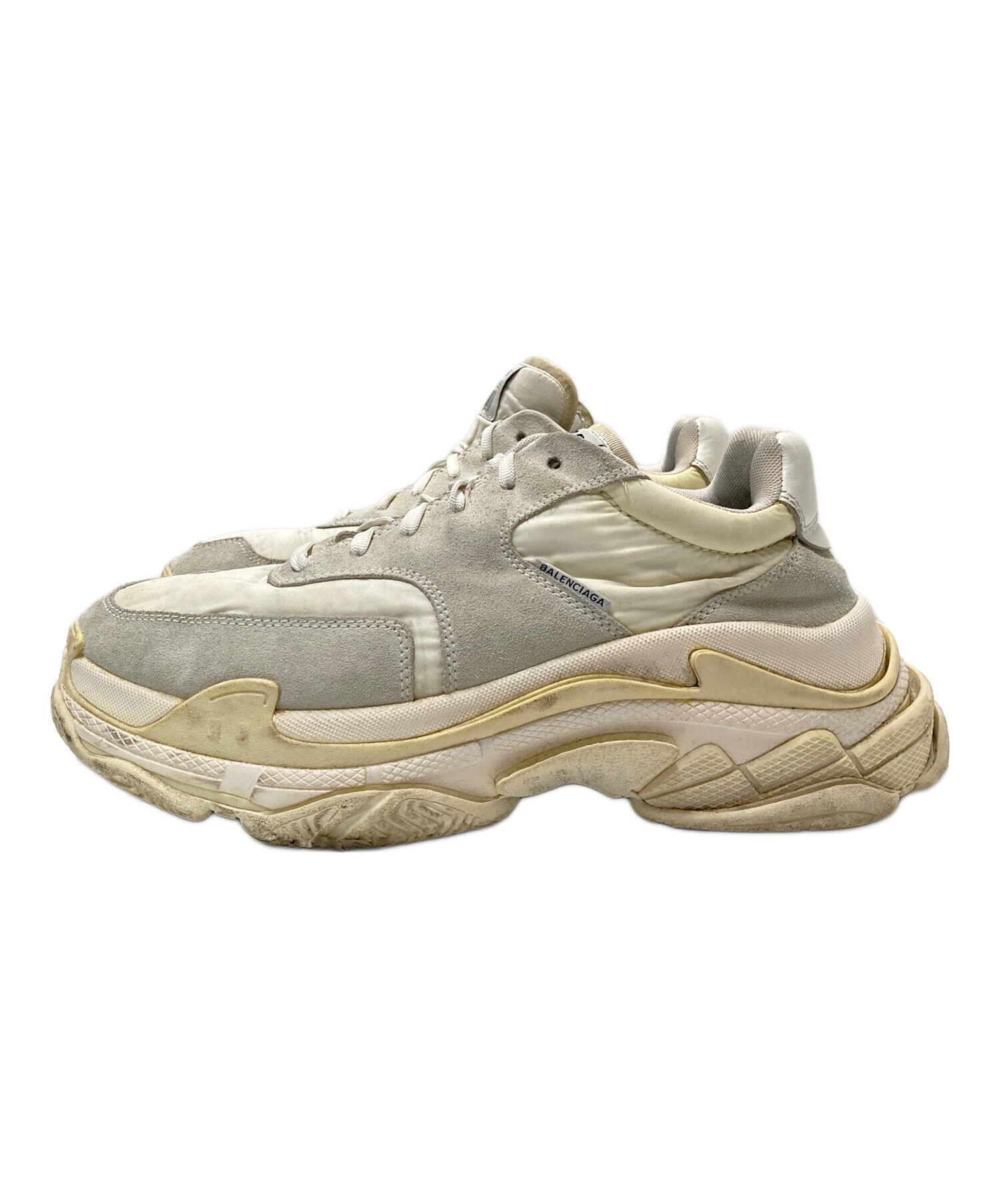 中古・古着通販】BALENCIAGA (バレンシアガ) TRIPLE S ホワイト サイズ