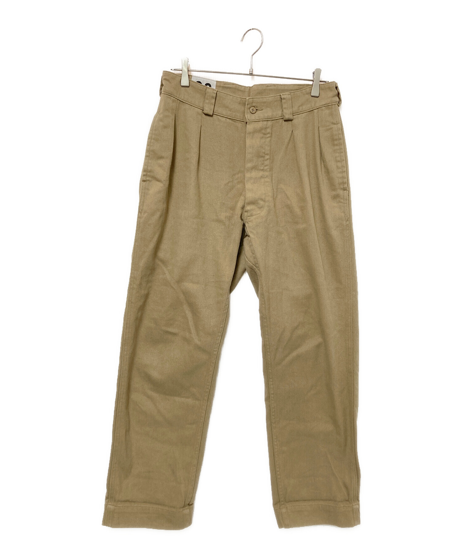中古・古着通販】waiper (ワイパー) M-52 タックパンツ ベージュ