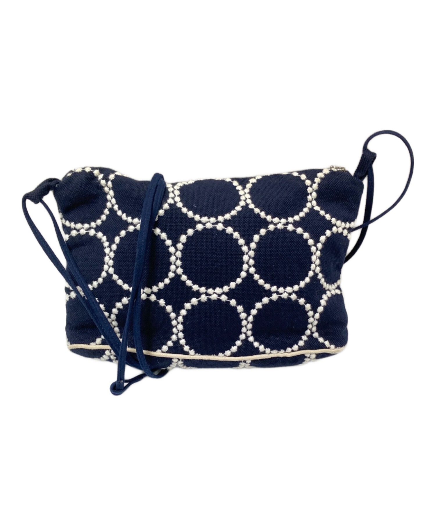 ⚮̈ミナペルホネン　tambourine navy khaki ドラポケショルダー 中古・古着通販】mina perhonen (ミナ ペルホネン) tambourine