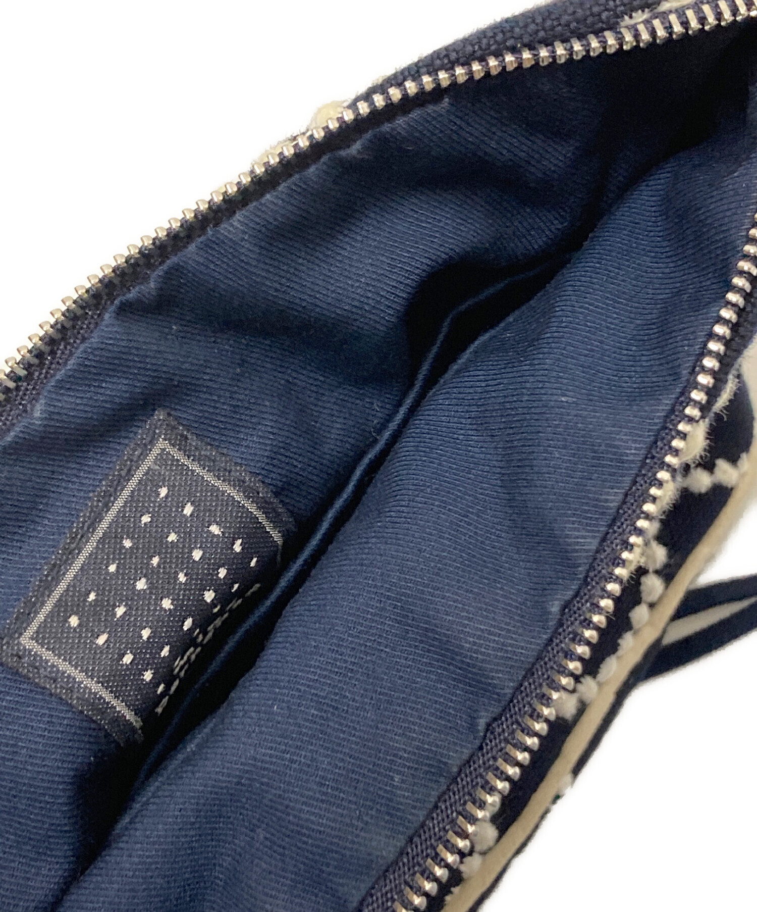 ⚮̈ミナペルホネン　tambourine navy khaki ドラポケショルダー 中古・古着通販】mina perhonen (ミナ ペルホネン) tambourine