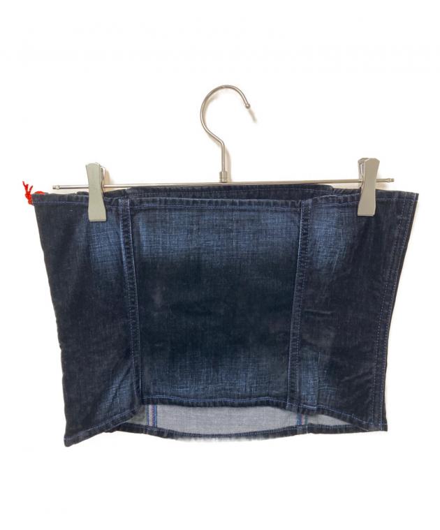 diesel 黒デニム ベスト Mサイズ 中古・古着通販】DIESEL (ディーゼル) De-Ville-D トップ ブラック
