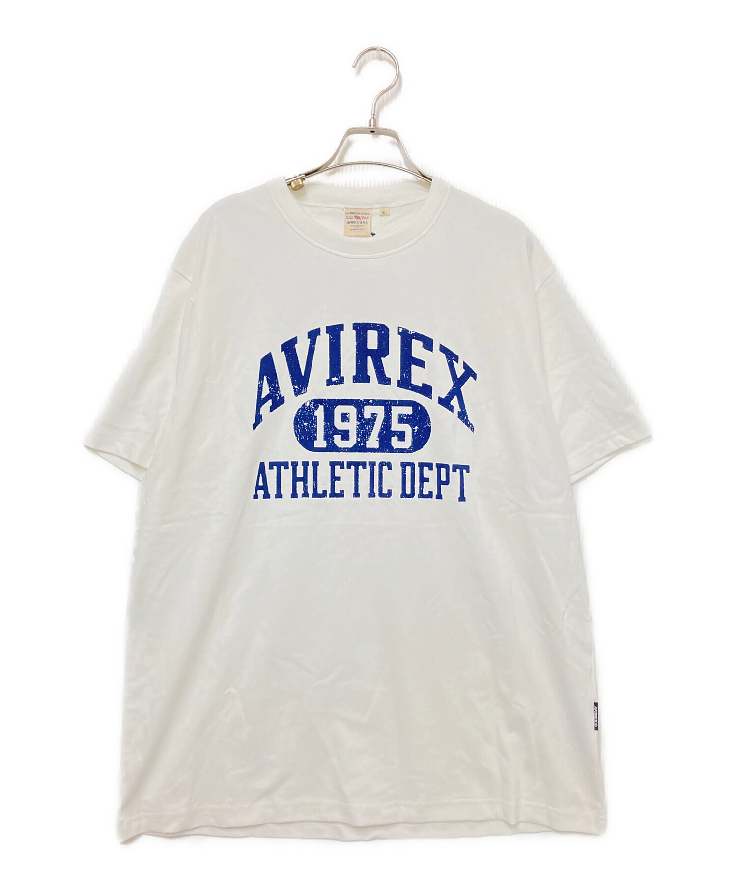 中古・古着通販】AVIREX (アヴィレックス) プリントTシャツ ホワイト 