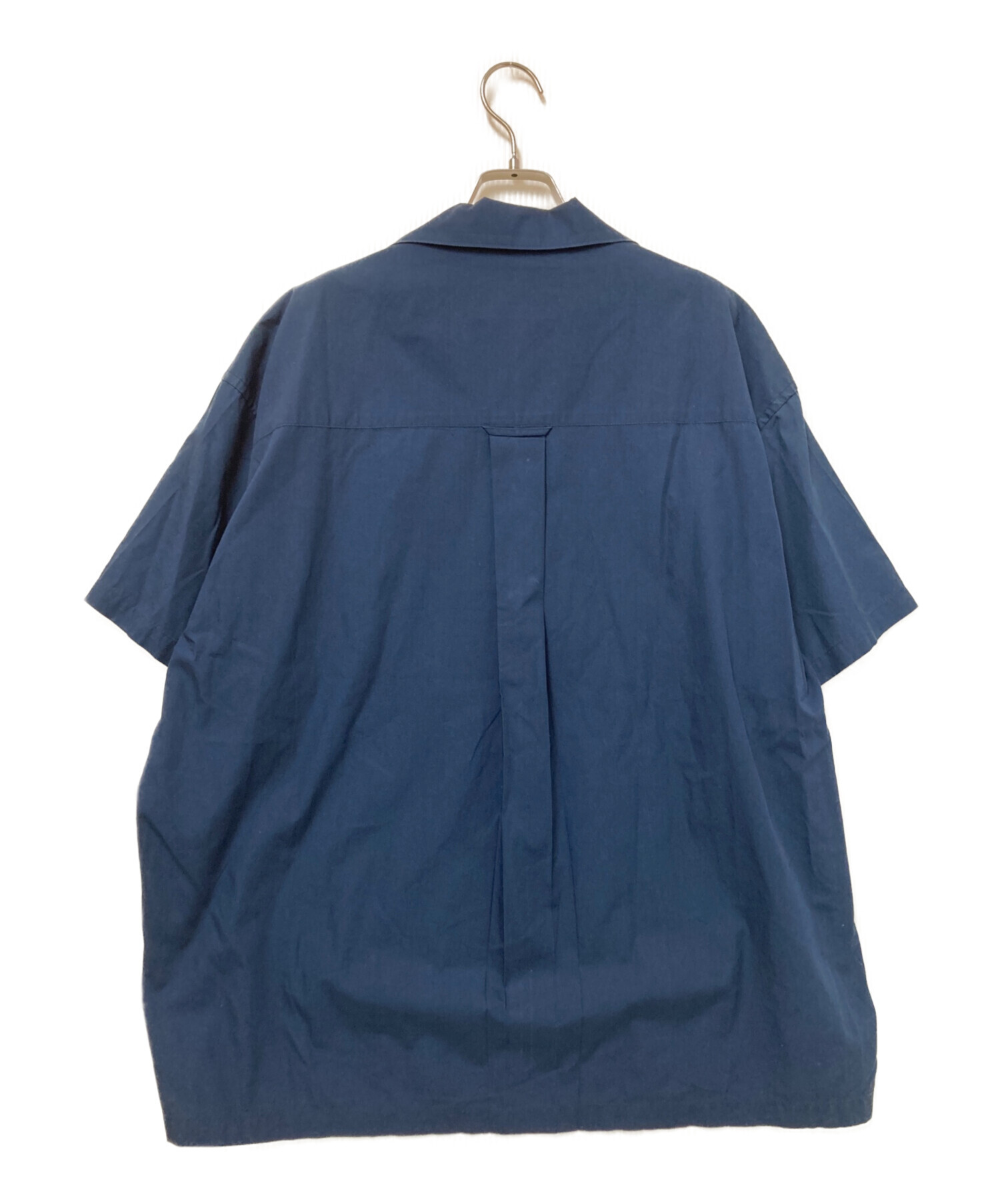 中古・古着通販】KOLOR (カラー) プルオーバーシャツ ネイビー サイズ