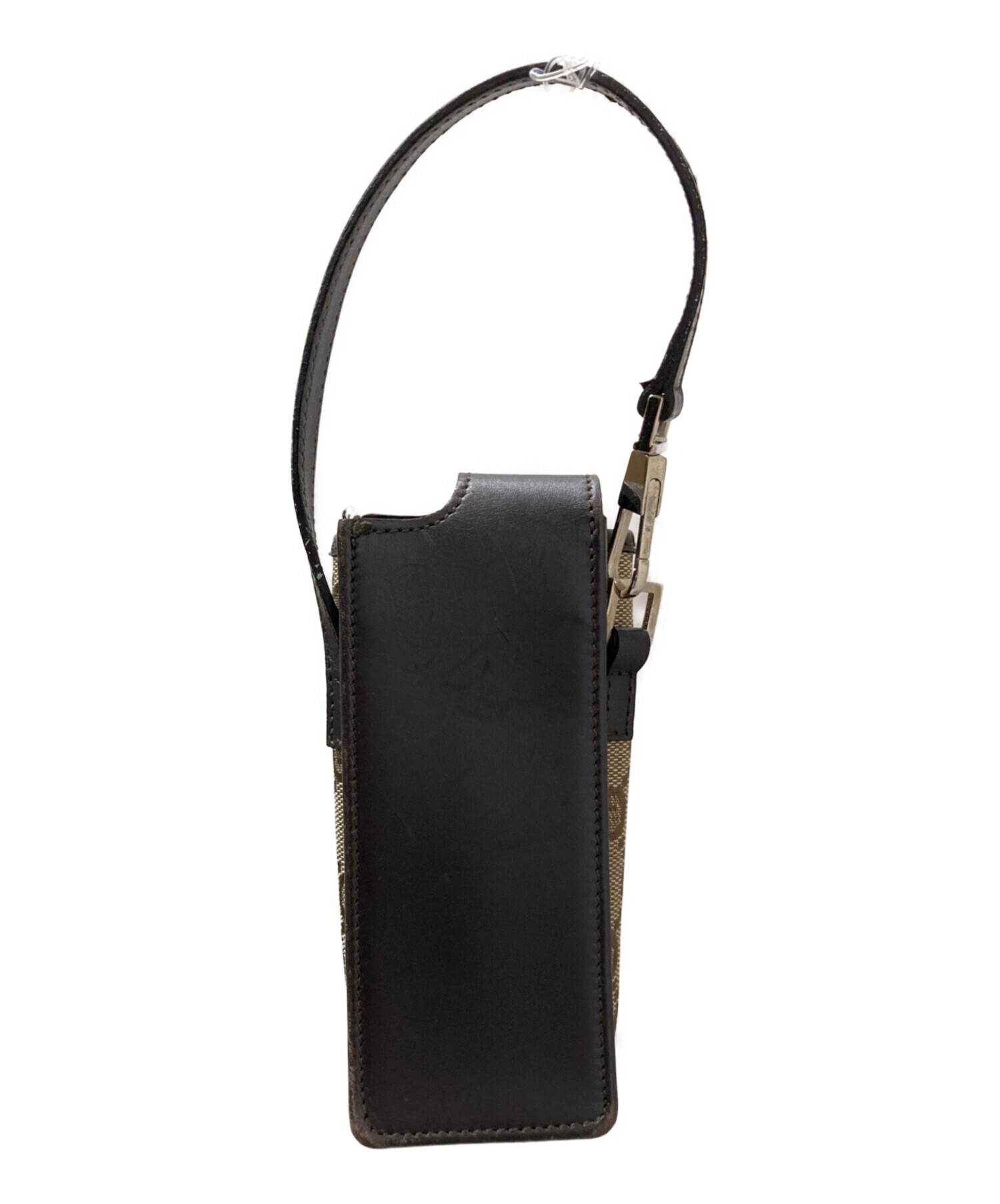 中古・古着通販】GUCCI (グッチ) ケース ベージュ×ブラウン サイズ