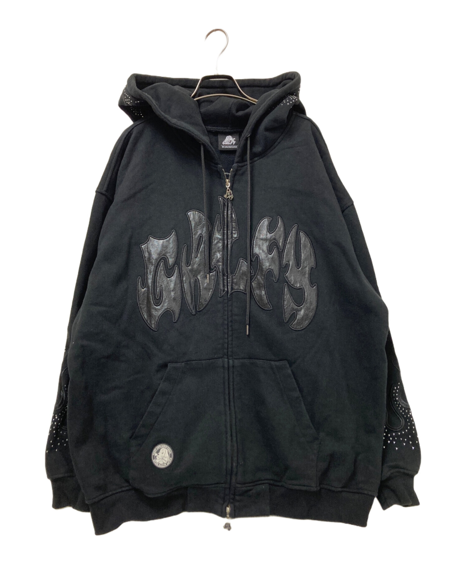 中古・古着通販】GALFY (ガルフィー) ファイヤーピカピカZIPパーカー