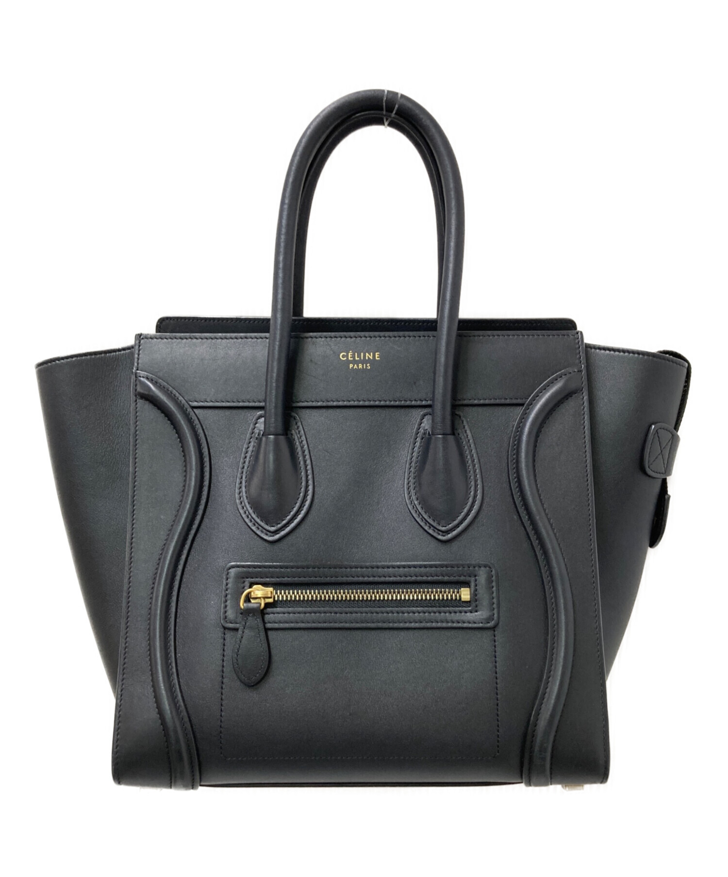 セリーヌ ハンドバッグ 中古・古着通販】CELINE (セリーヌ) ラゲージマイクロ ショッパー