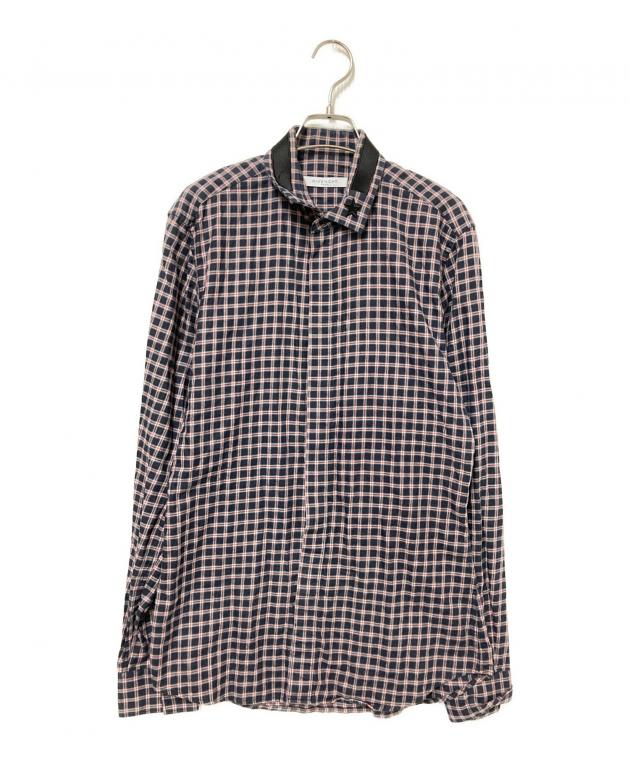 Givenchy Check Shirt 40 チェックシャツ 中古・古着通販】GIVENCHY (ジバンシィ) チェックシャツ レッド