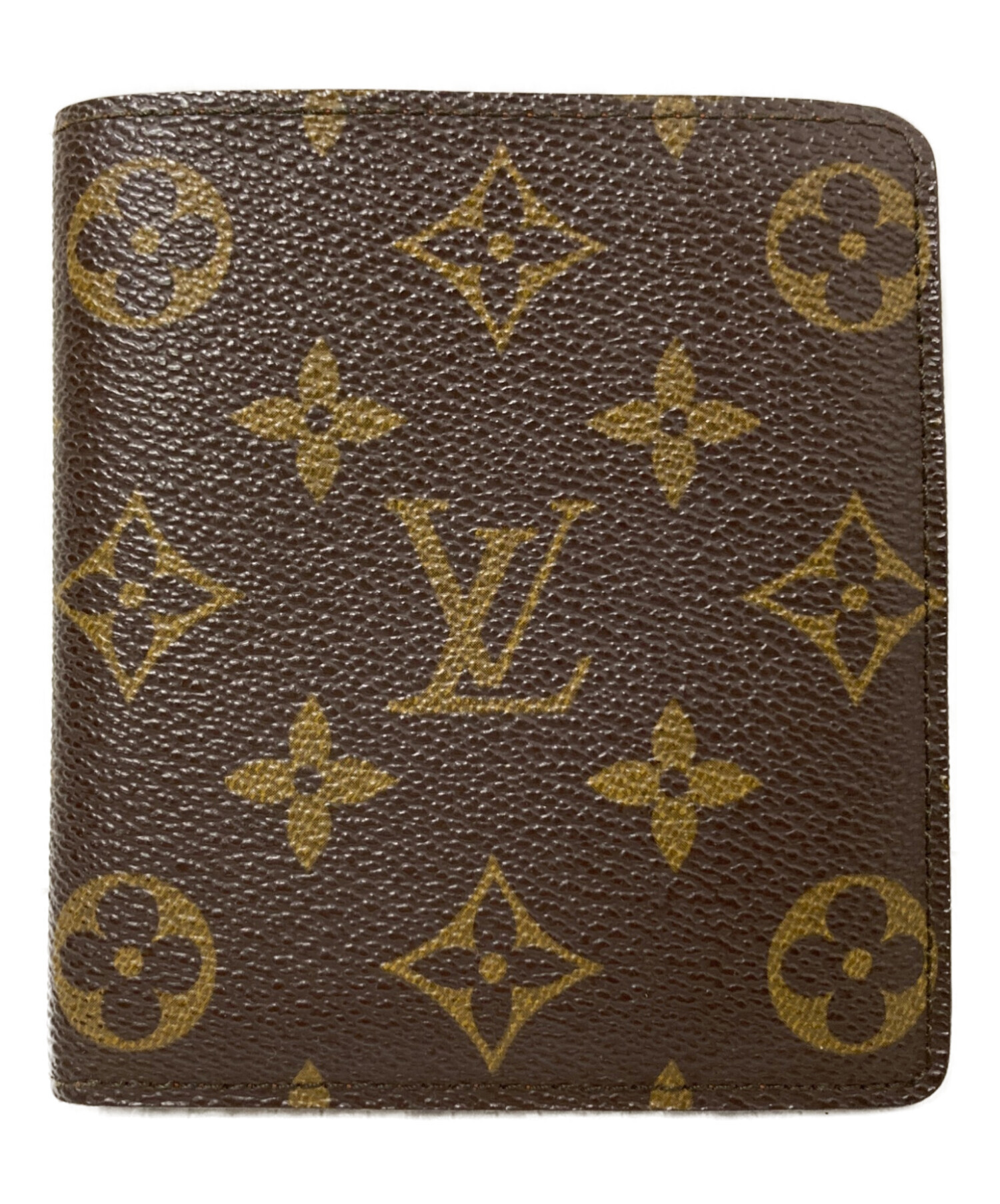 中古・古着通販】LOUIS VUITTON (ルイ ヴィトン) 2つ折り財布 ブラウン