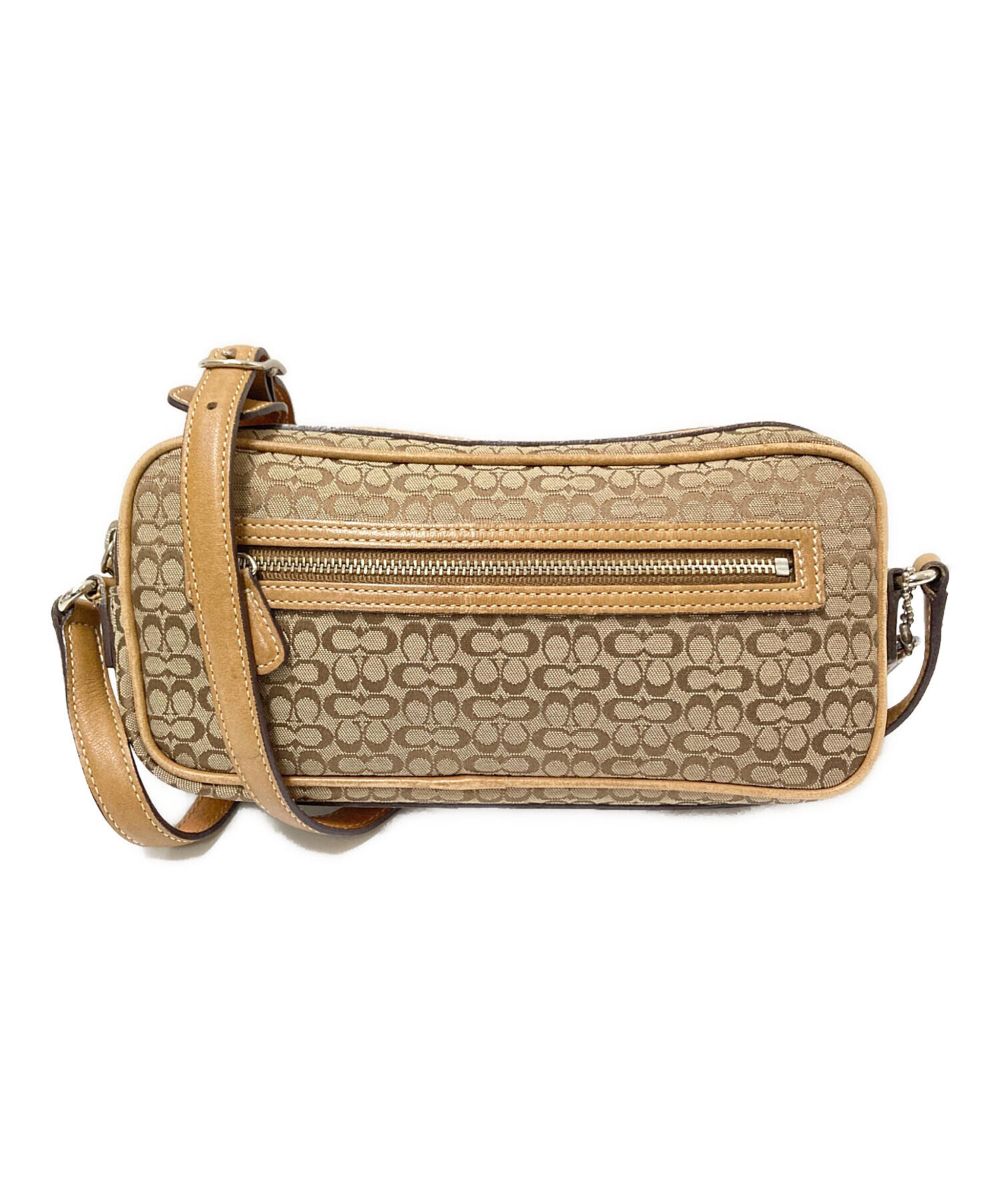 未使用　COACH ベージュ ショルダーバッグ 中古・古着通販】COACH (コーチ) ショルダーバッグ ベージュ サイズ