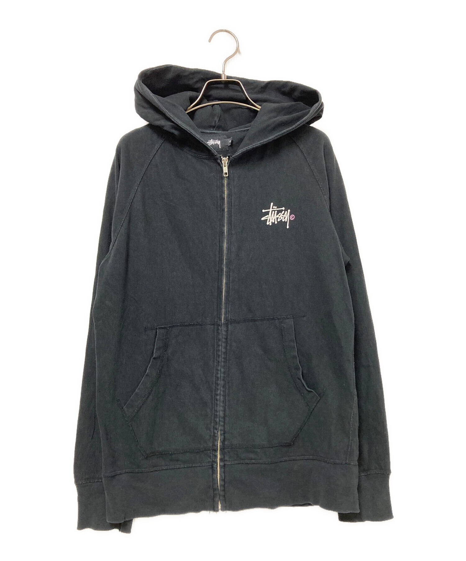 中古・古着通販】stussy (ステューシー) ジップアップパーカー 