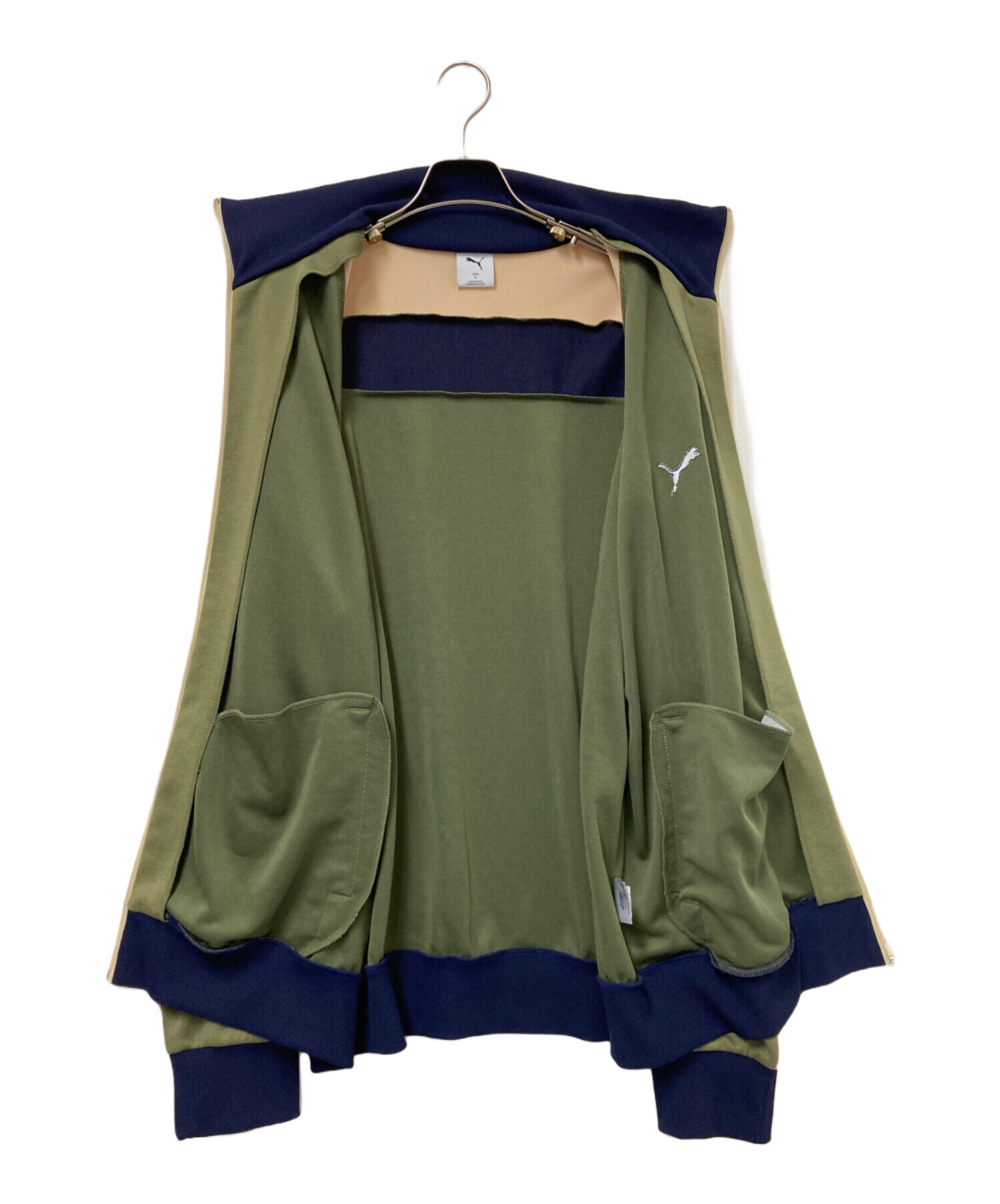 プーマ サイ T7 トラックジャケット XL オリーブ Scye コラボ 中古・古着通販】PUMA (プーマ) SCYE (サイ) T7 Track Jacket オリーブ