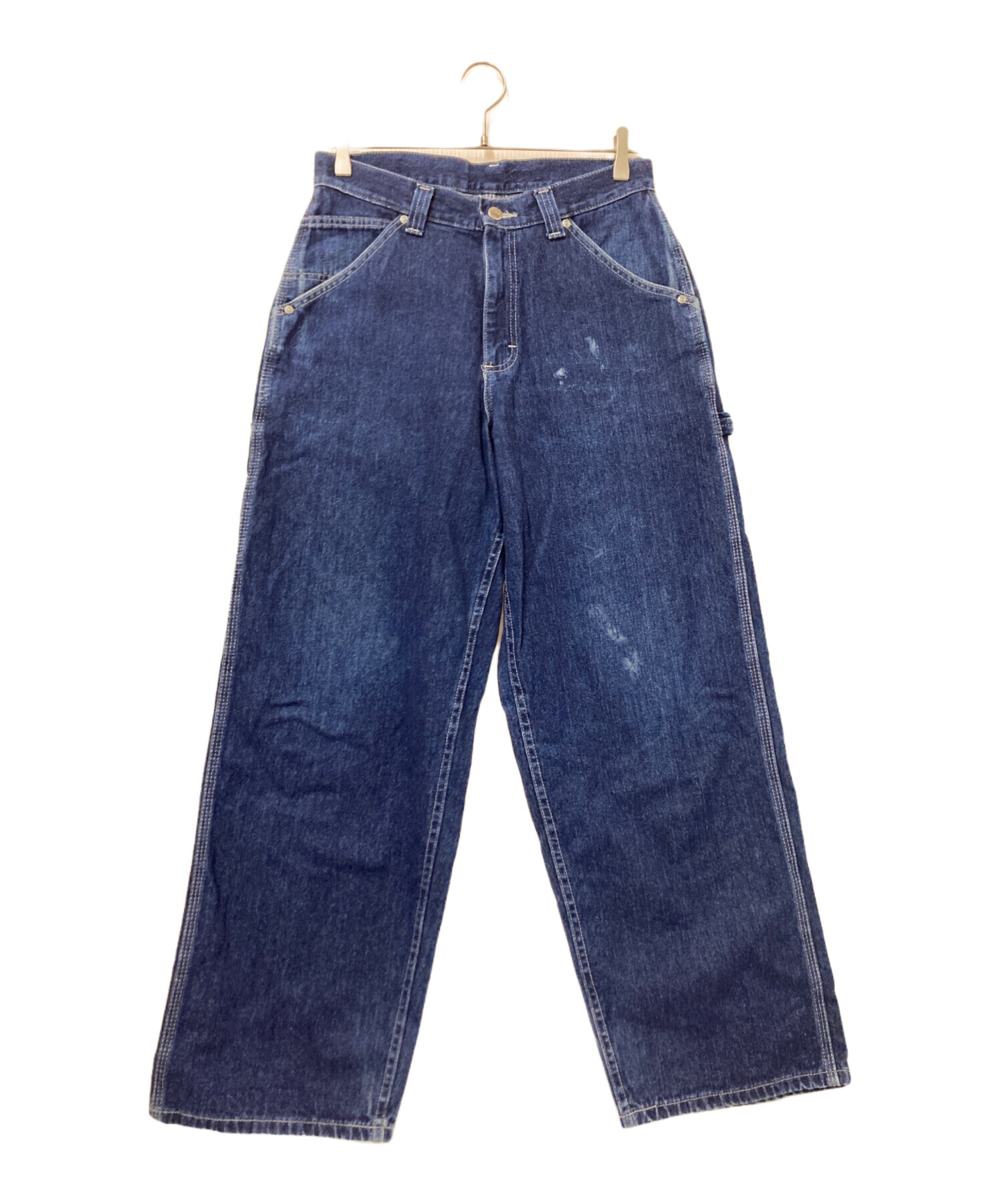 Lee ペインターパンツ インディゴ デニム 中古・古着通販】LEE (リー) デニムペインターパンツ インディゴ