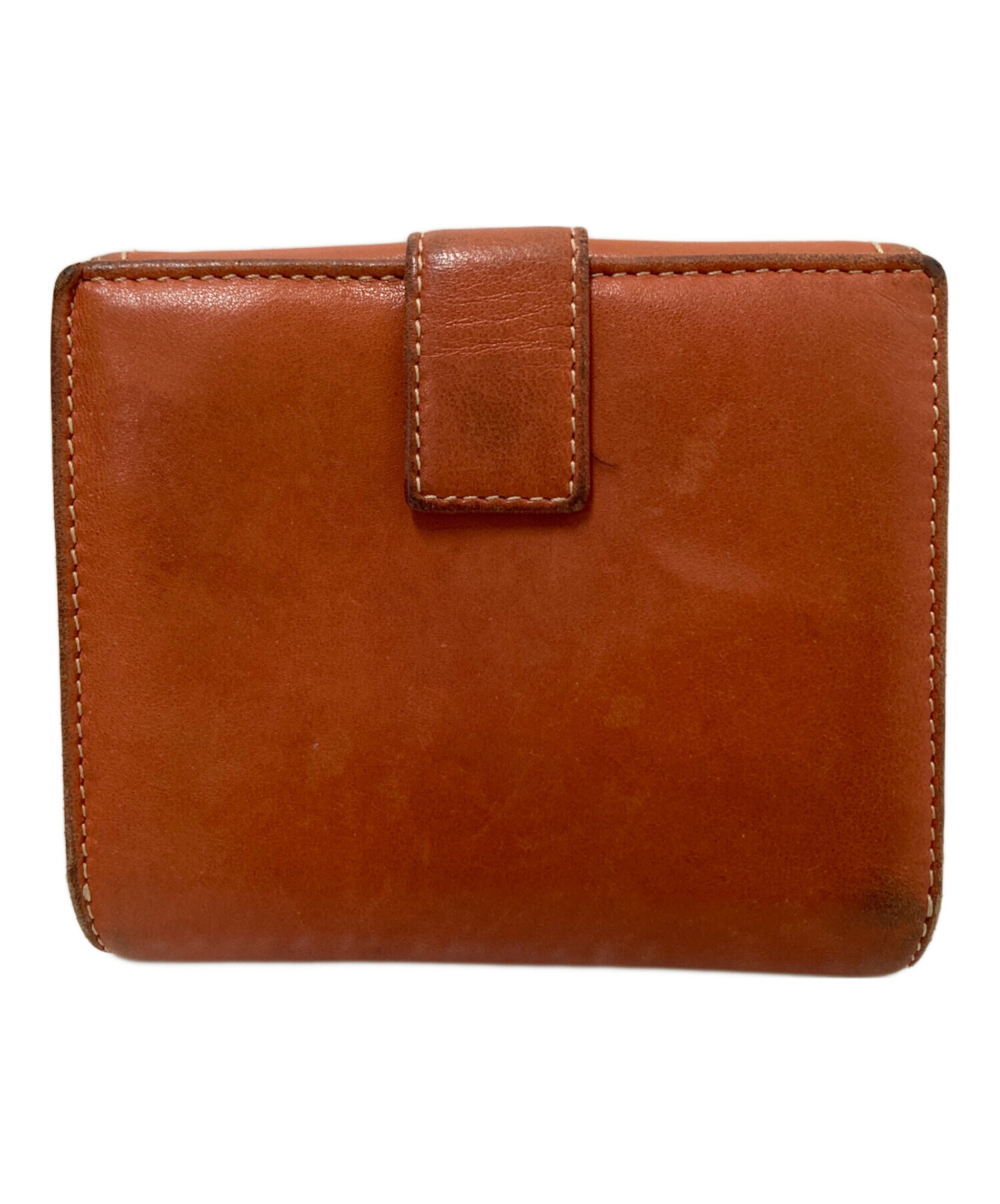 中古・古着通販】LOEWE (ロエベ) 二つ折レザーウォレット オレンジ