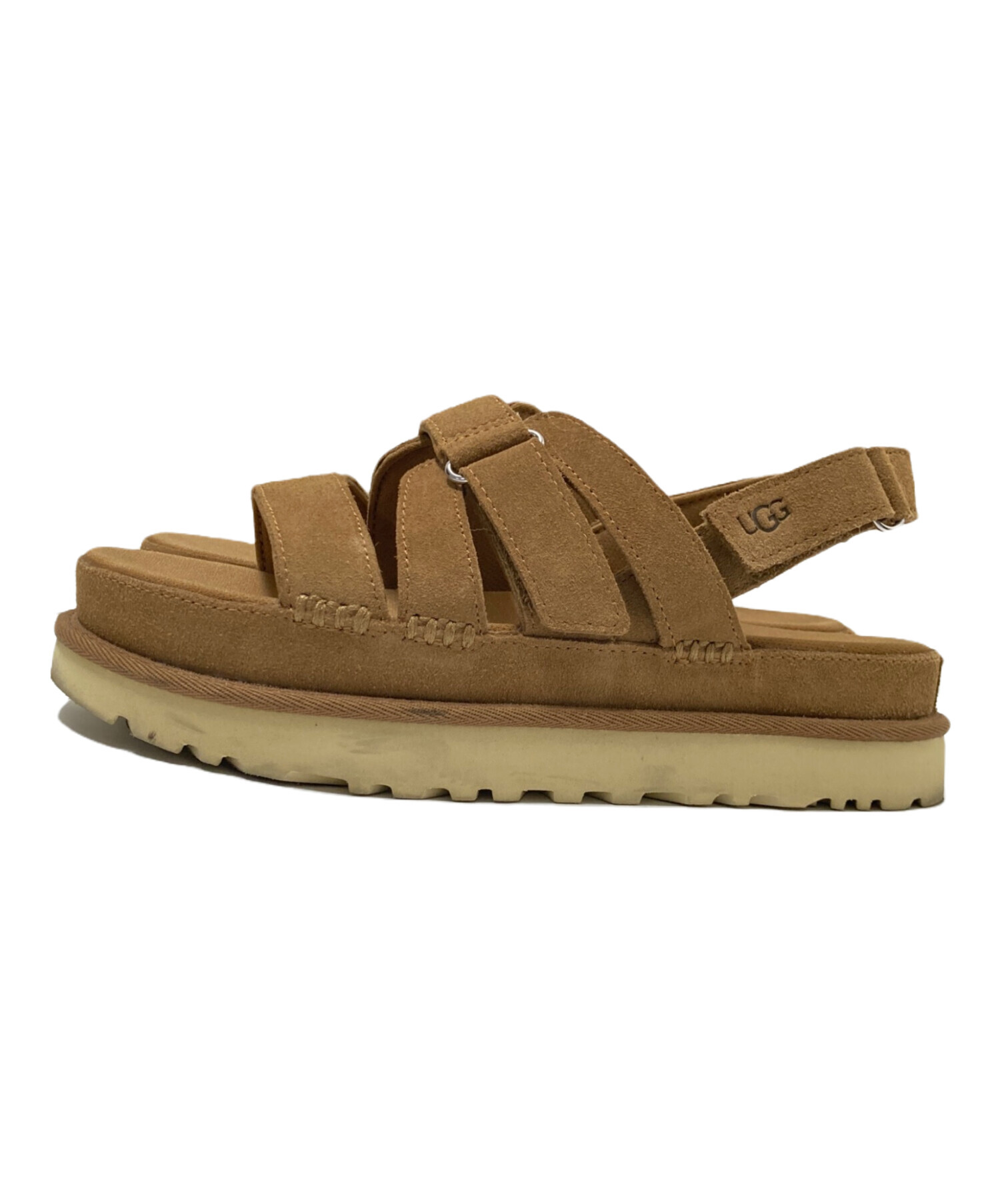 UGG アグ サンダル ストラップサンダル 24cm 中古・古着通販】UGG (アグ) ストラップサンダル ブラウン サイズ:24.5